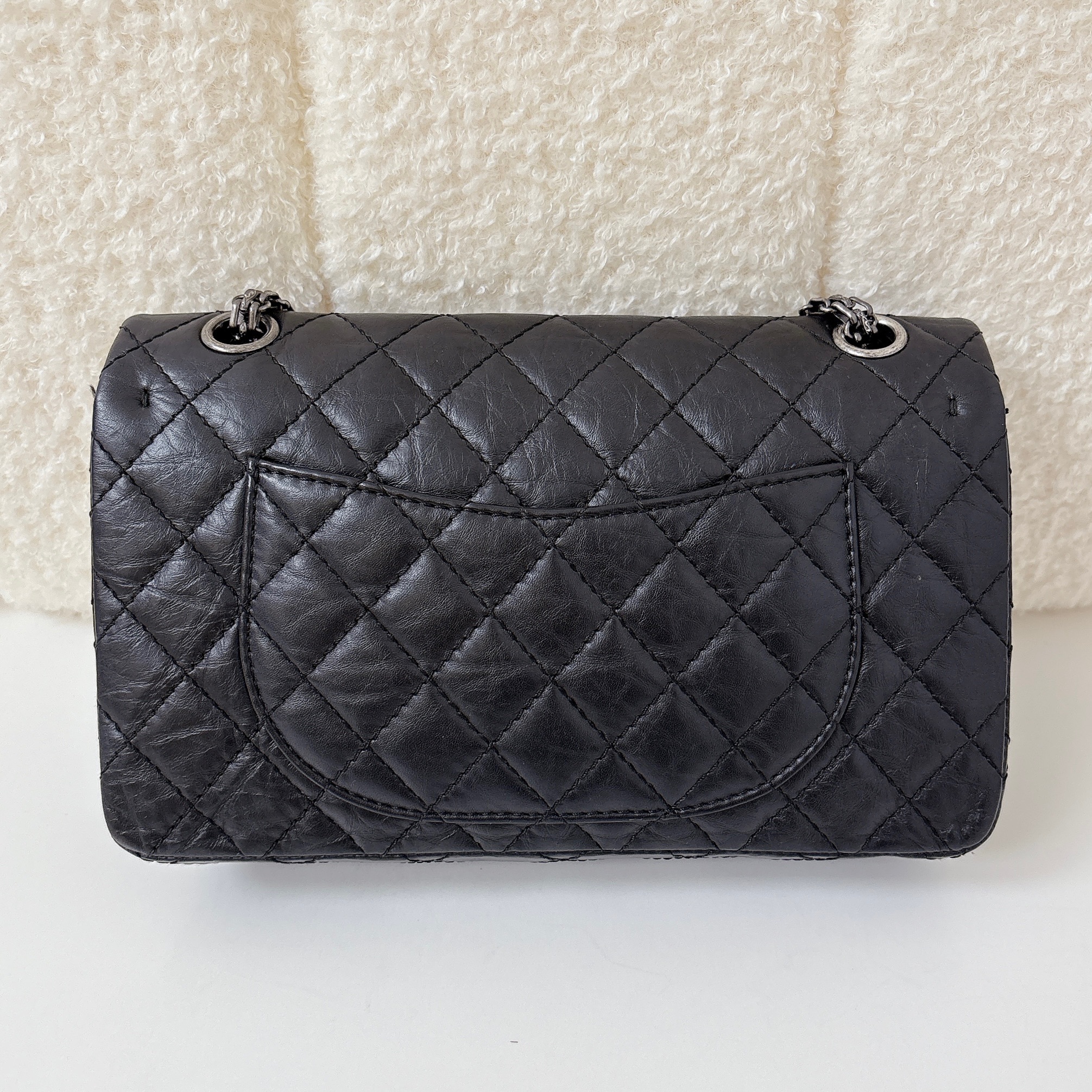 Chanel Lucky Charm Reissue 2.55 Flap Bag - Black / SHW
