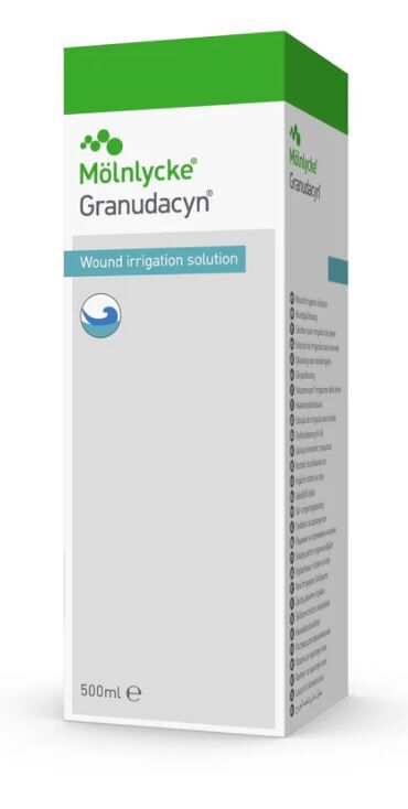 Granudacyn wound irrigation solution 500ml