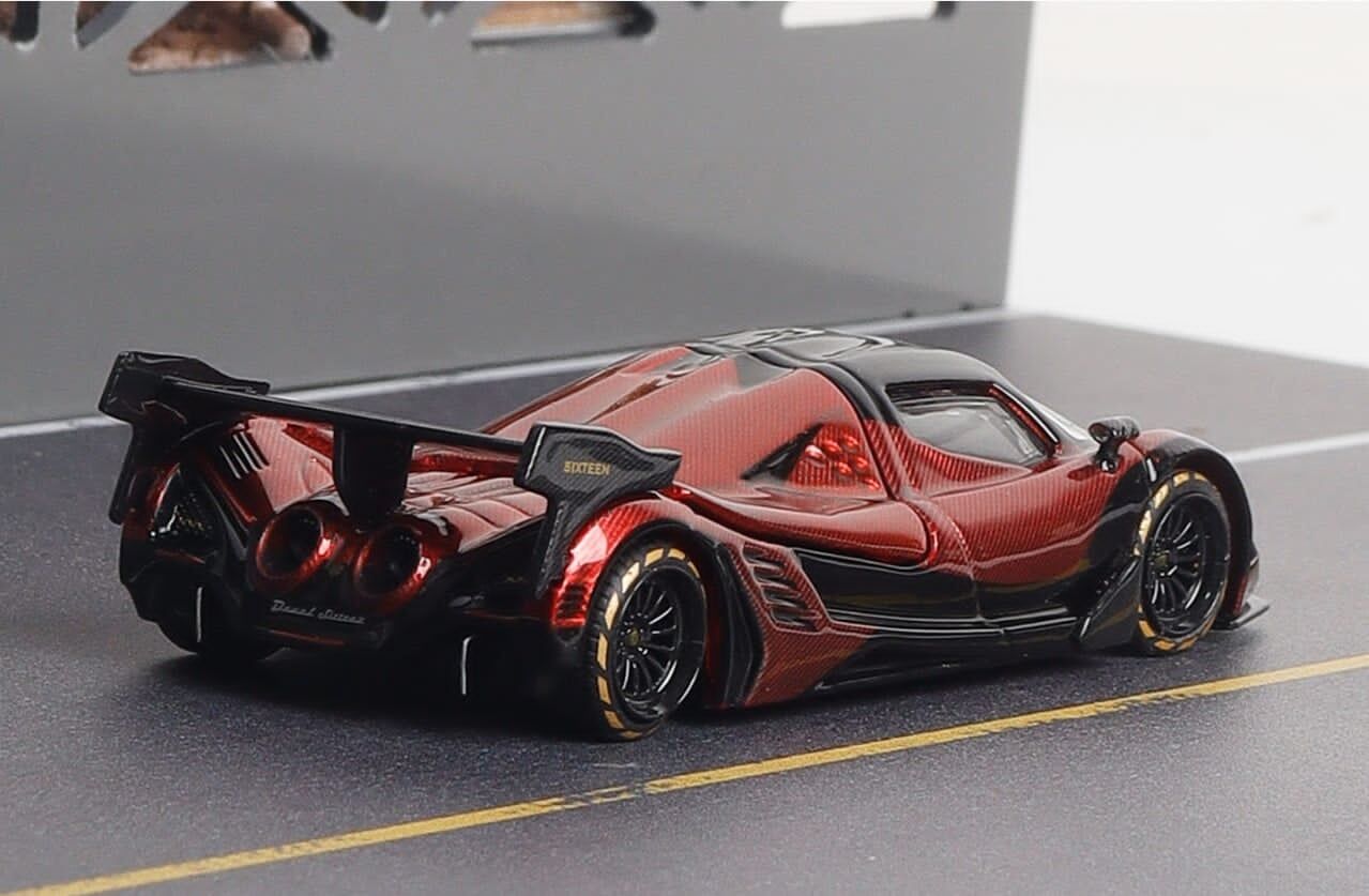 預訂:1/64 LeManFang Devel Sixteen Carbon Red (LMFDSCR )