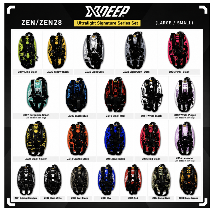 ▲XDEEP NX ZEN 28磅BCD 繡字豪華版 (小背板) 2026