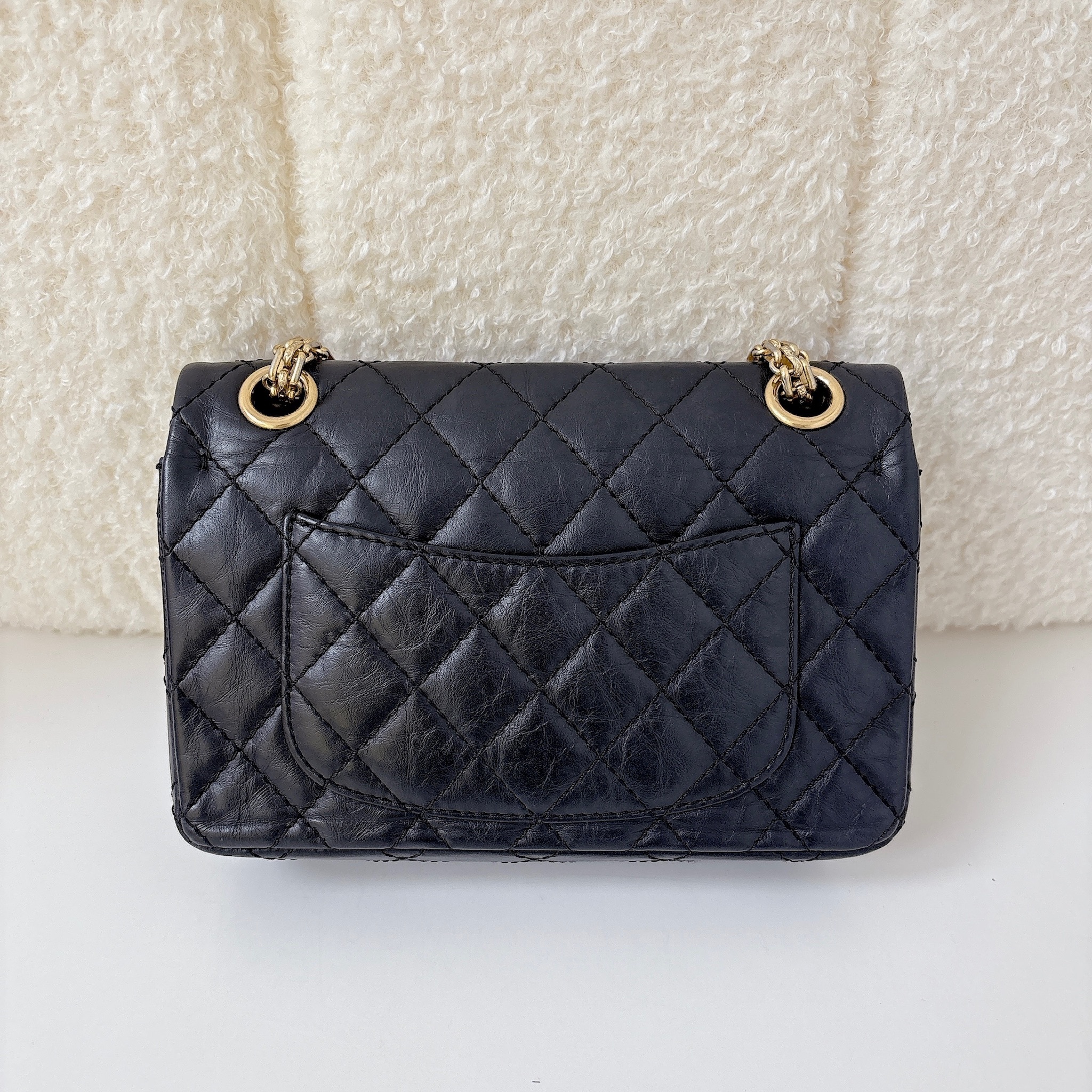 Chanel Lucky Charms Reissue 2.55 Flap Bag - Black / GHW