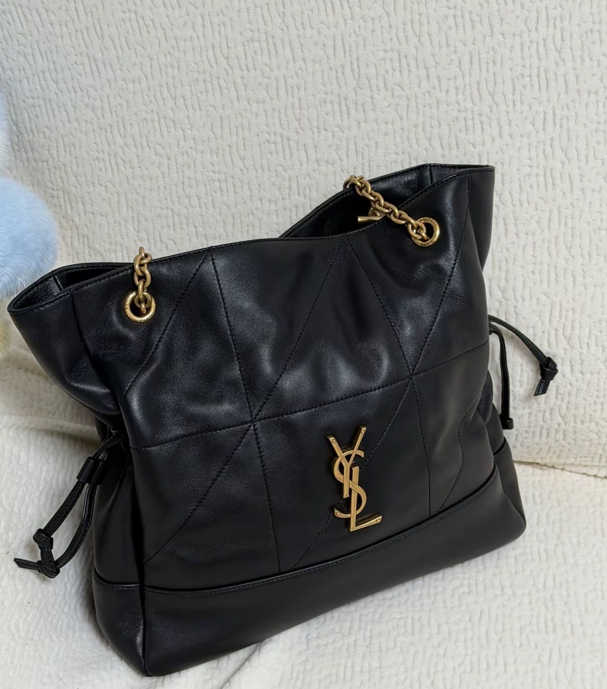 Saint Laurent YSL Jamie Small Tote Bag 黑色 小羊皮 單肩袋 托特袋