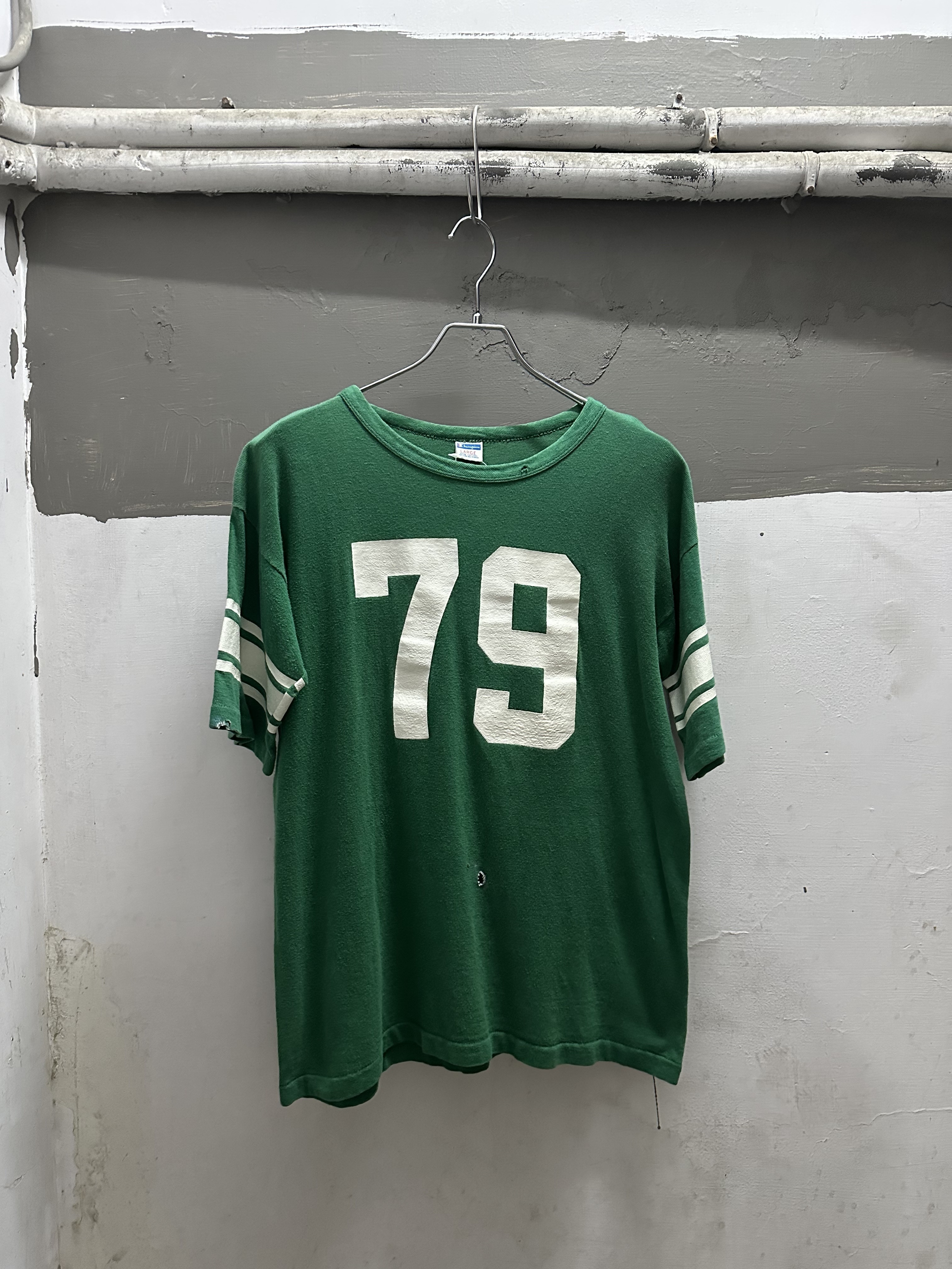 70’s champion Cotton Football Tee (Made In USA)