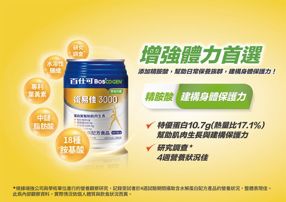 百仕可復易佳3000原味增強體力首選