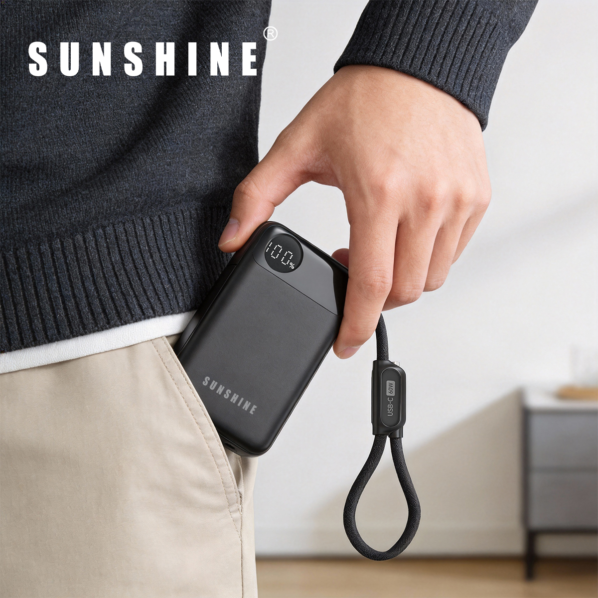 [CCC Product QR Code] PD65W 12000mAh Power Bank (Black) PB011BK