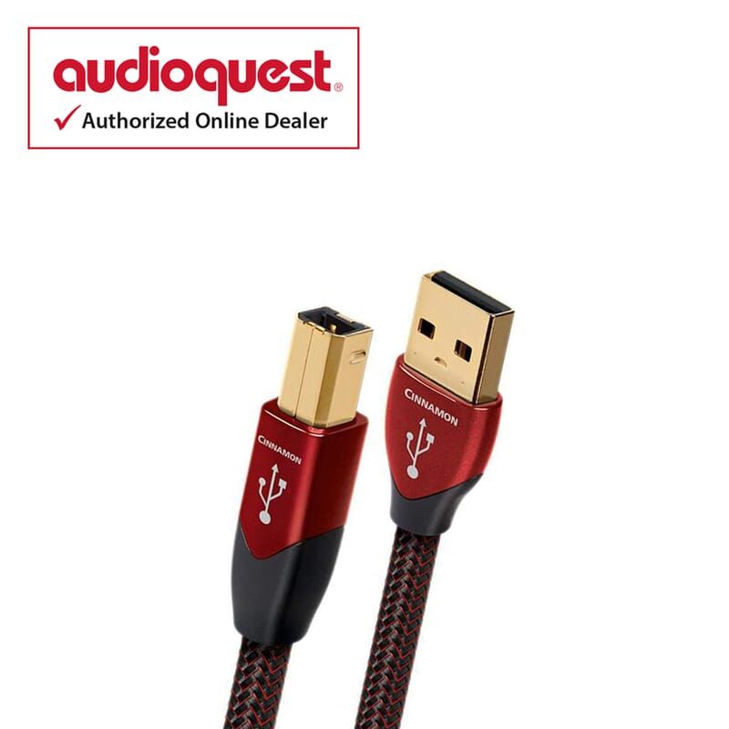 Audioquest 美國線聖|Cinnamon 高階數位音響專用USB訊號線(A to B)