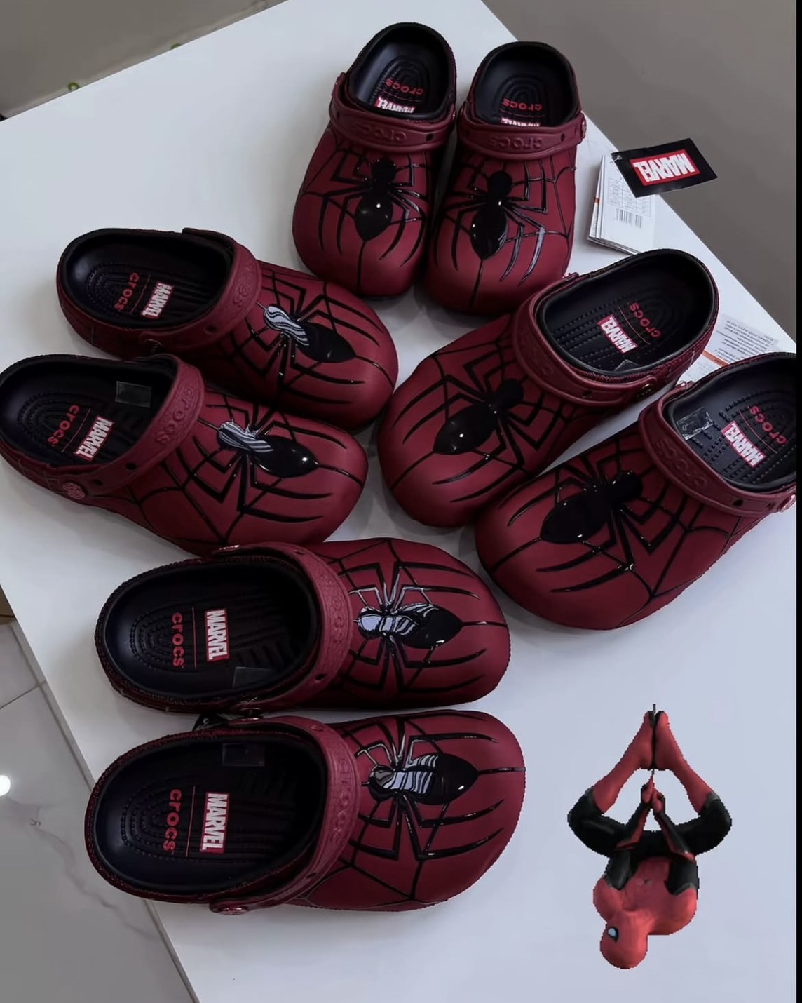 Crocs x Marvel Spider-Man 蜘蛛人 聯名 拖鞋 洞洞鞋 男版