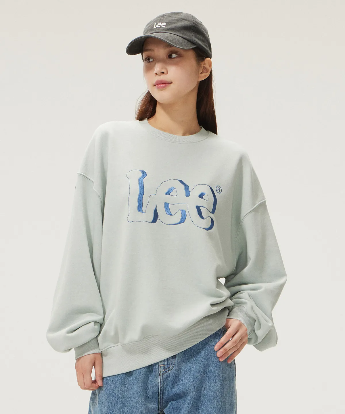【預購】Lee ZKR0818318 女裝衛衣 (淺綠色)