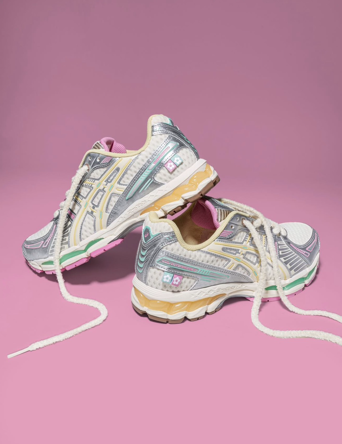 iSNEAKERS｜ASICS X VANDY THE PINK gel-kayano 12.1 香草冰淇淋 小花咬標 聯名款 1203B302-100