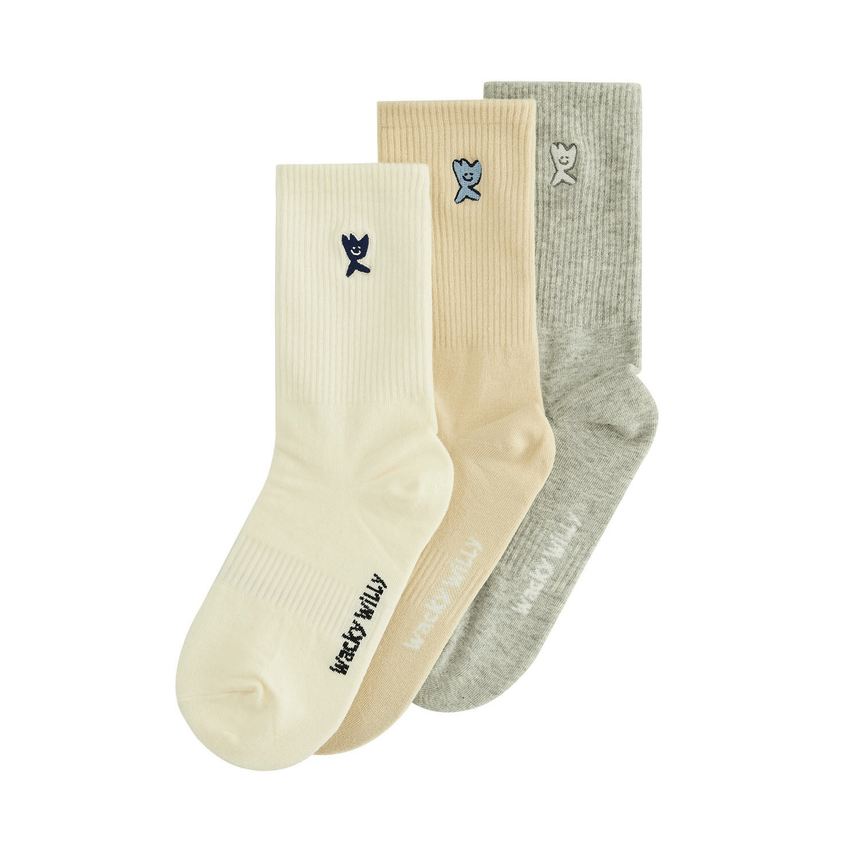 Wacky WiLLy｜kiky Color Socks (3PACK) WW367