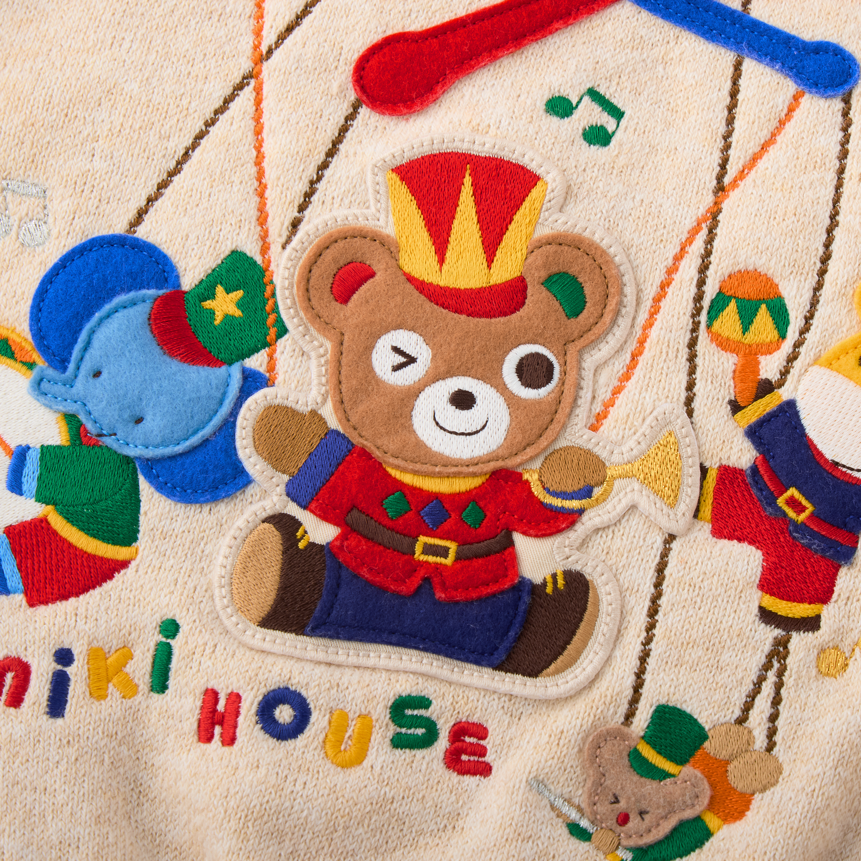 Miki House  遊樂場小熊衛衣