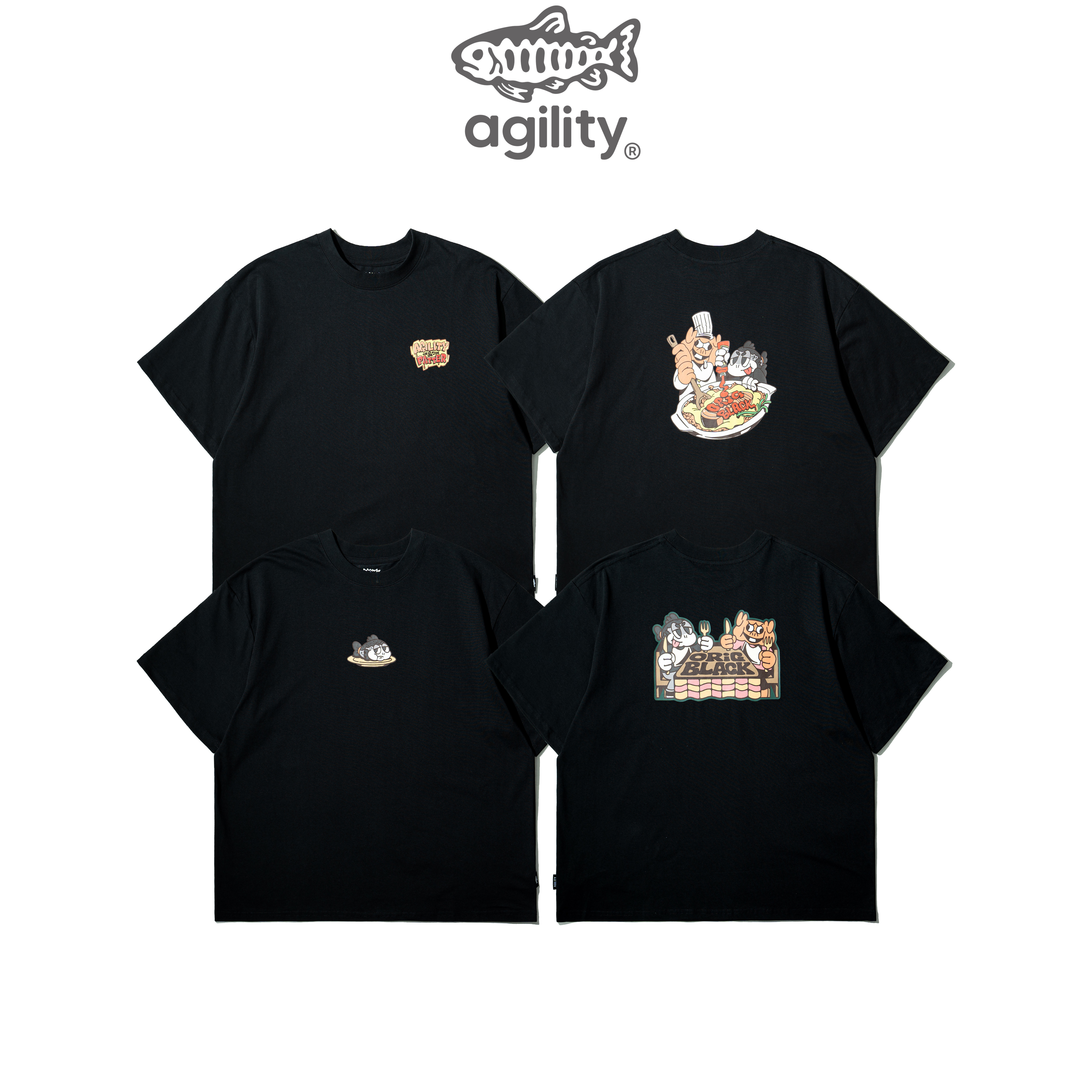 AGILITY x ORIG x Patter Image Tee 三方聯名 圖像短袖Tee [AOP-2]
