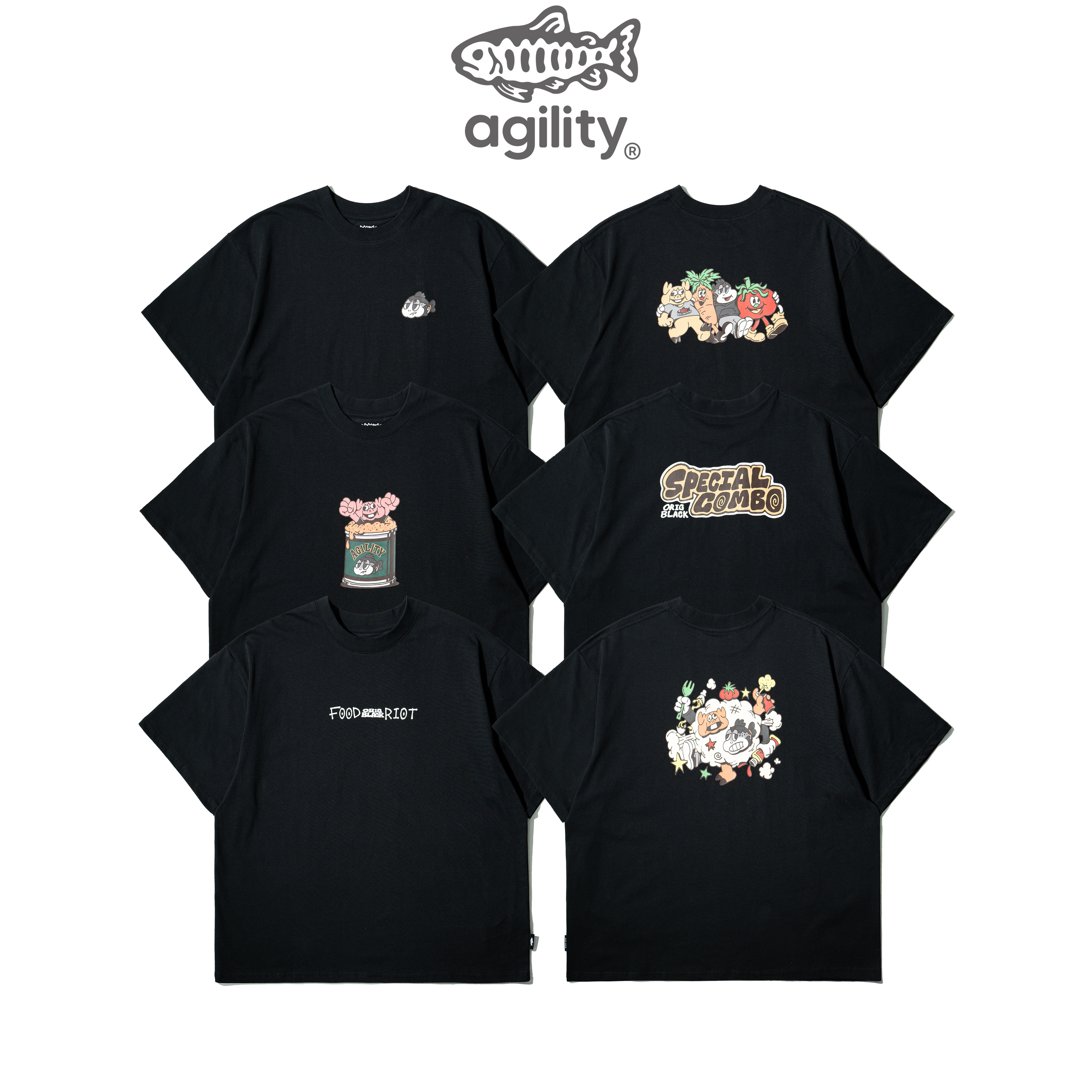 AGILITY x ORIG x Patter Image Tee 三方聯名 圖像短袖Tee [AOP-1]