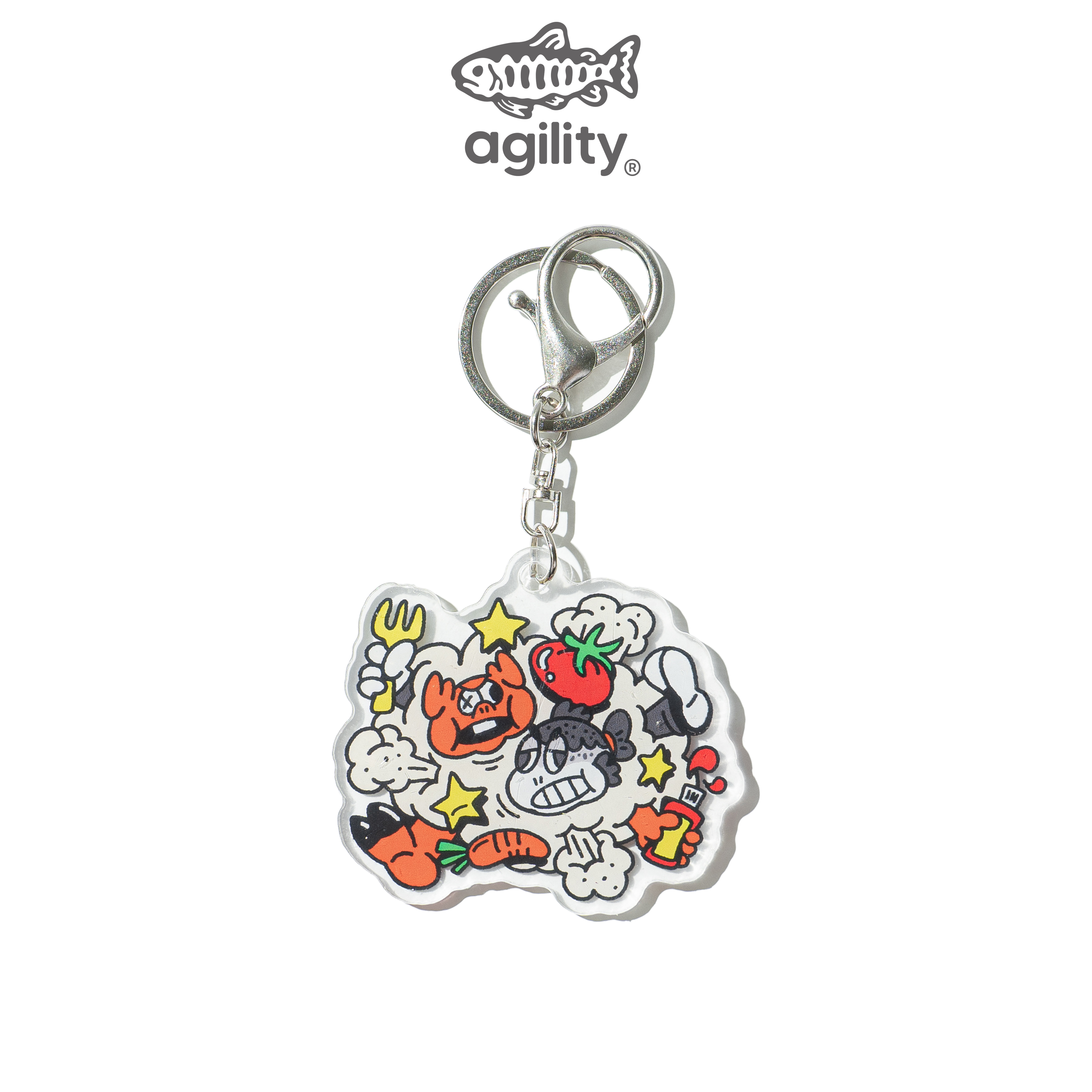 AGILITY x ORIG x Patter Keychain 三方聯名 鑰匙圈 [AOP-6]