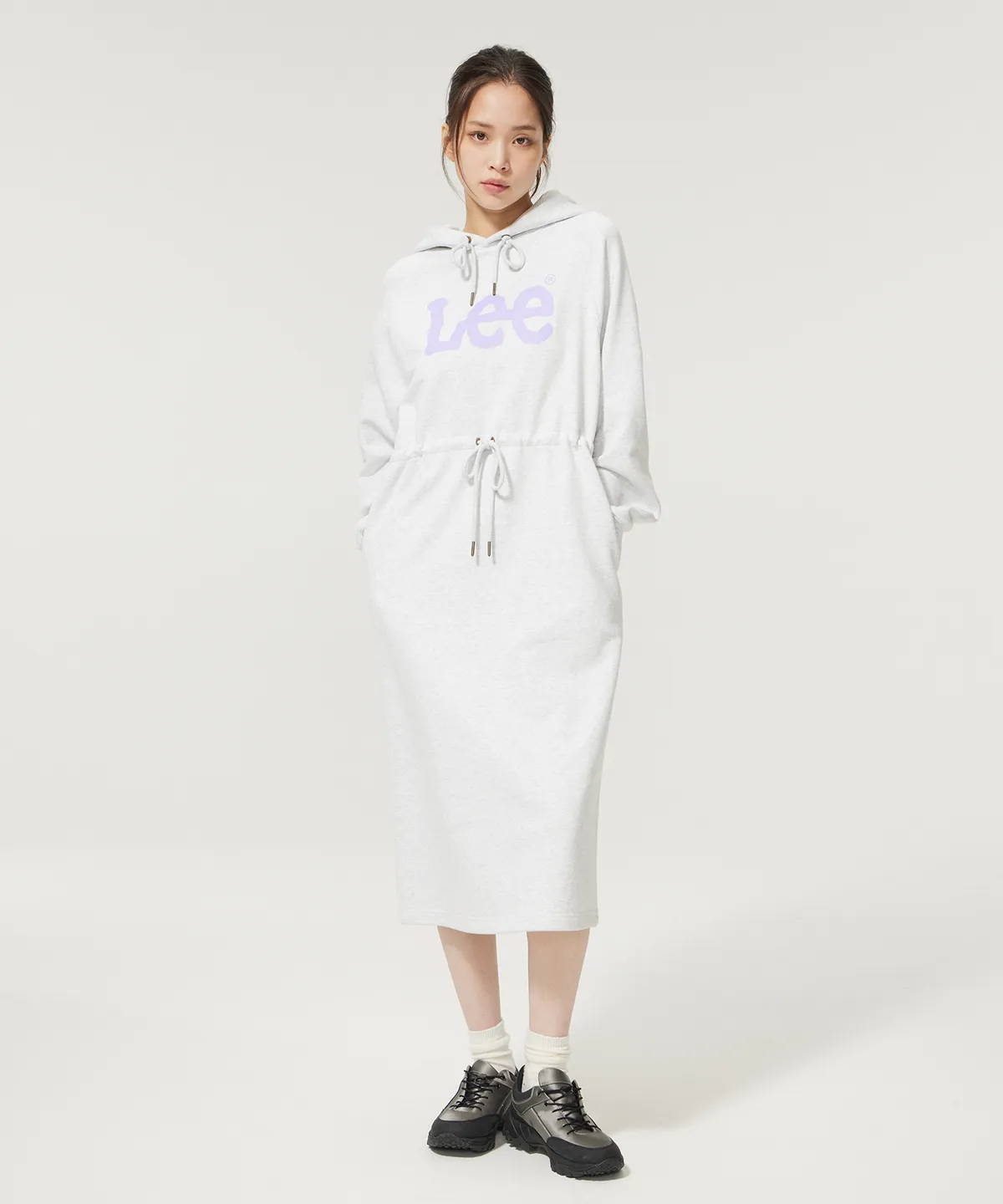 【預購】Lee ZKR0818323 女裝長款衣裙 (灰色)