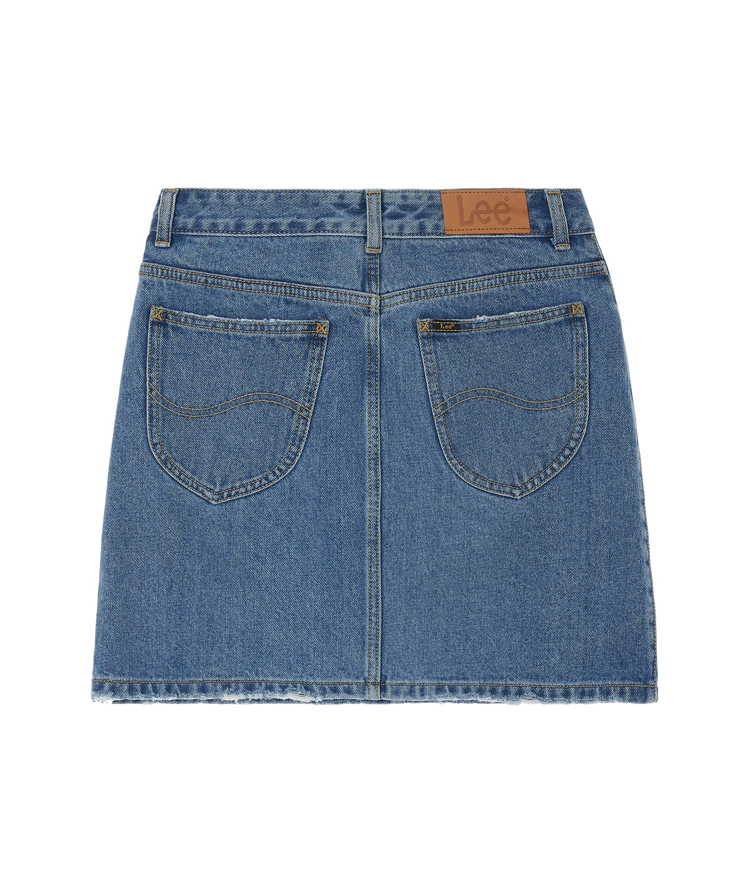【預購】 Lee ZKR0818230 女裝迷你牛仔裙