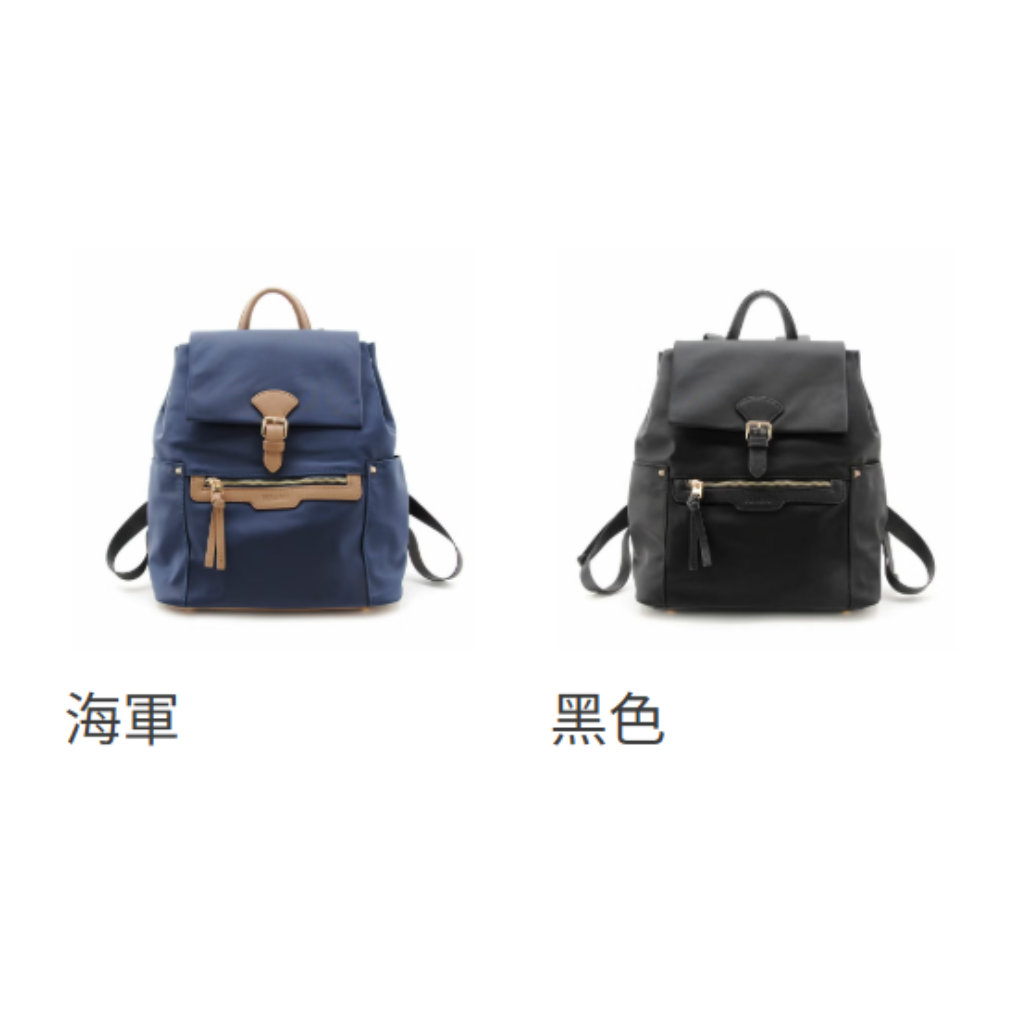 JAP-GGG0818-007 輕量尼龍襟翼背包 A402709(A7 Navy/C7 Black)
