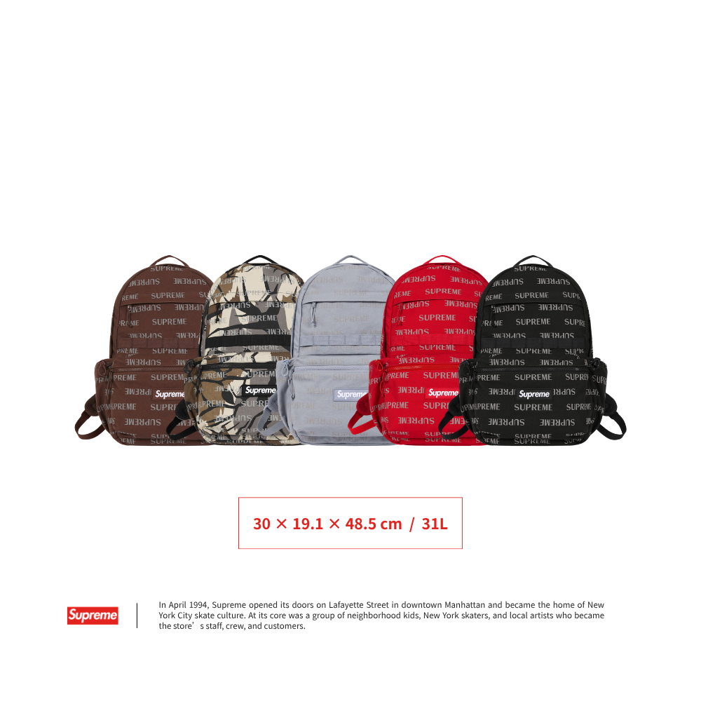 Supreme 26FW Backpack 後背包