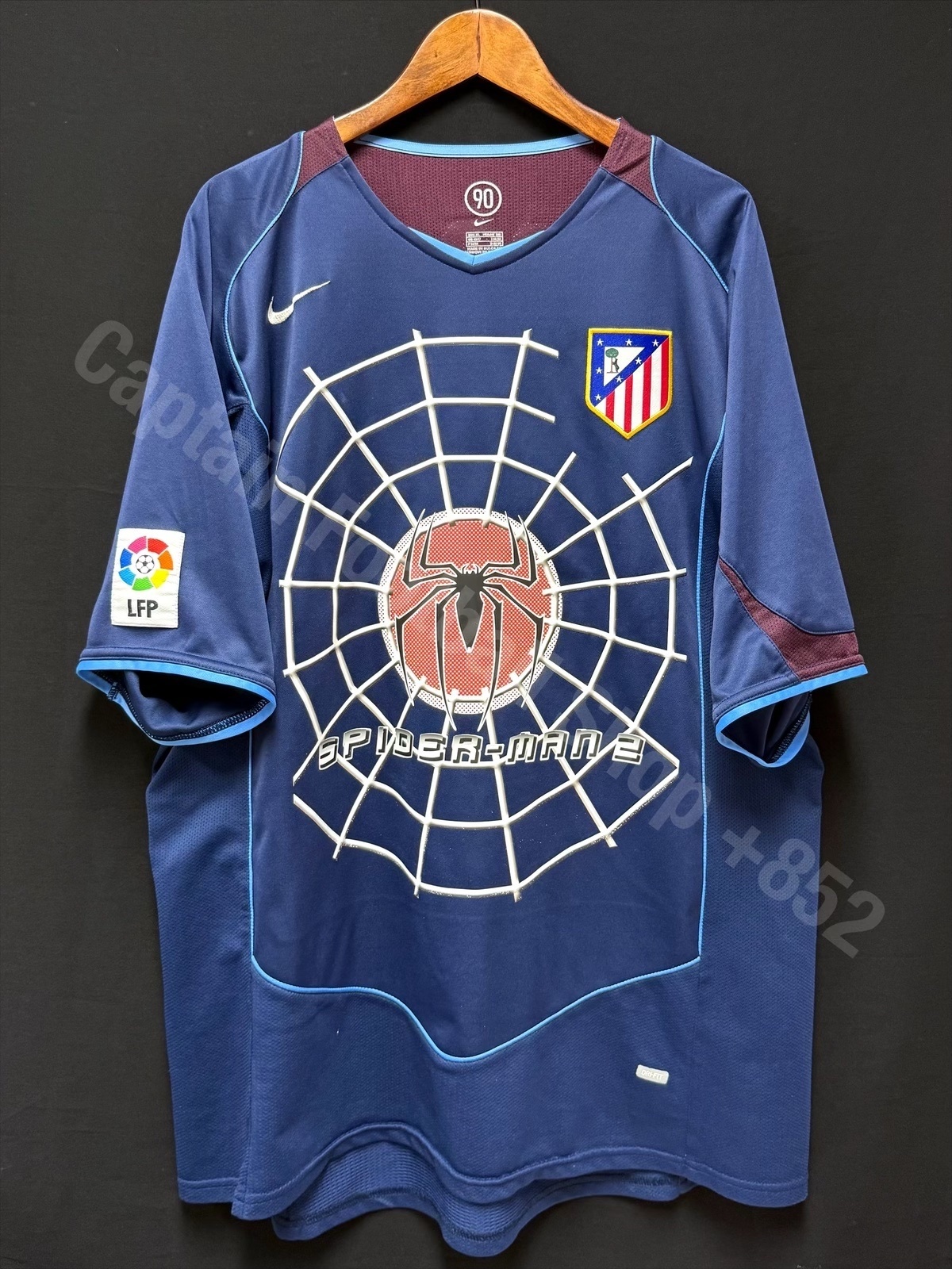 Atletico Madrid 2004-2005 Nike Spiderman Away Shirt #9 F TORRES