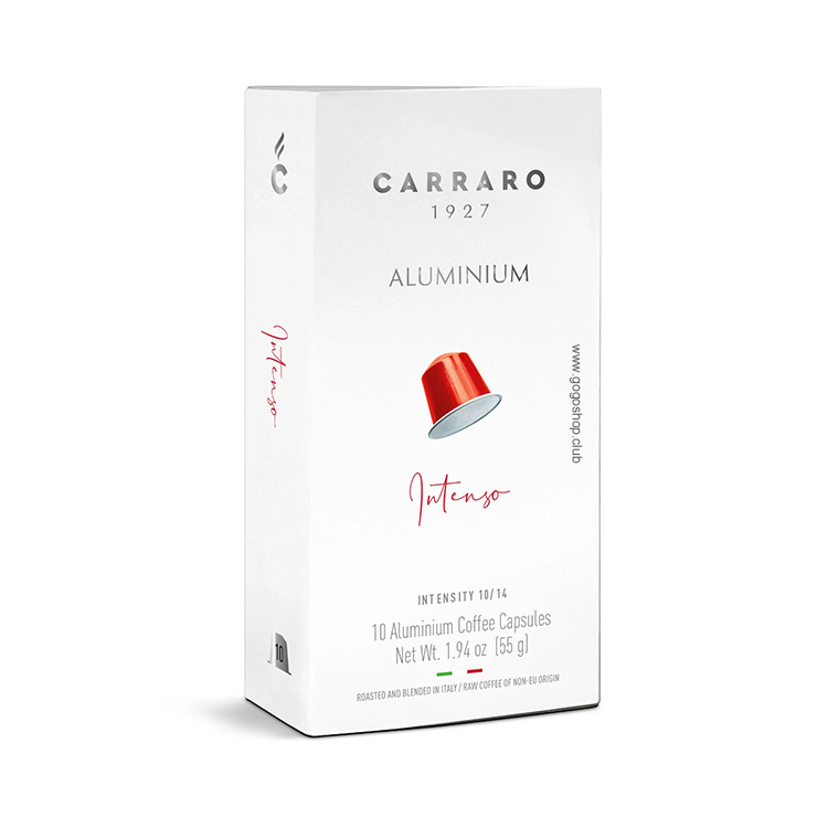 CARRARO Intenso Espresso 咖啡膠囊（10粒裝）- 兼容 Nespresso