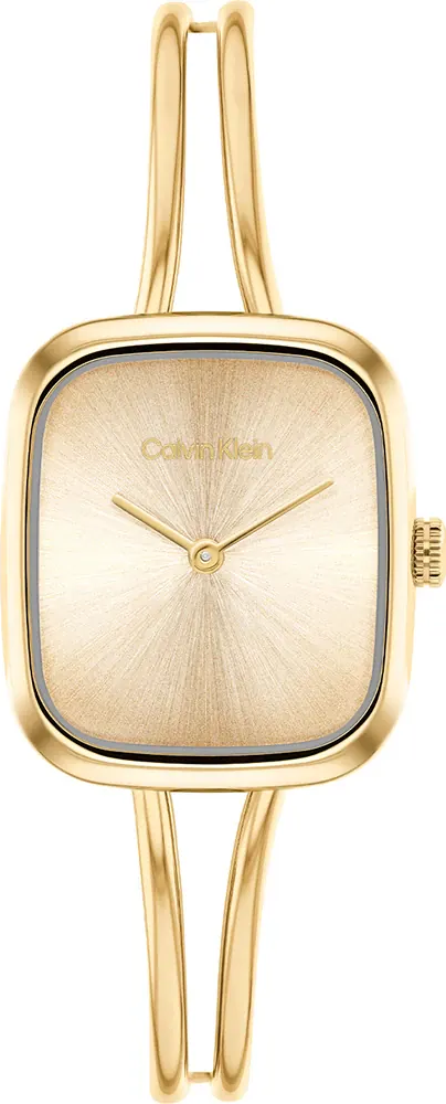 萬年鐘錶 - Calvin Klein  CK  玫瑰金優雅質感手環女錶 CK25100132  錶徑21MM