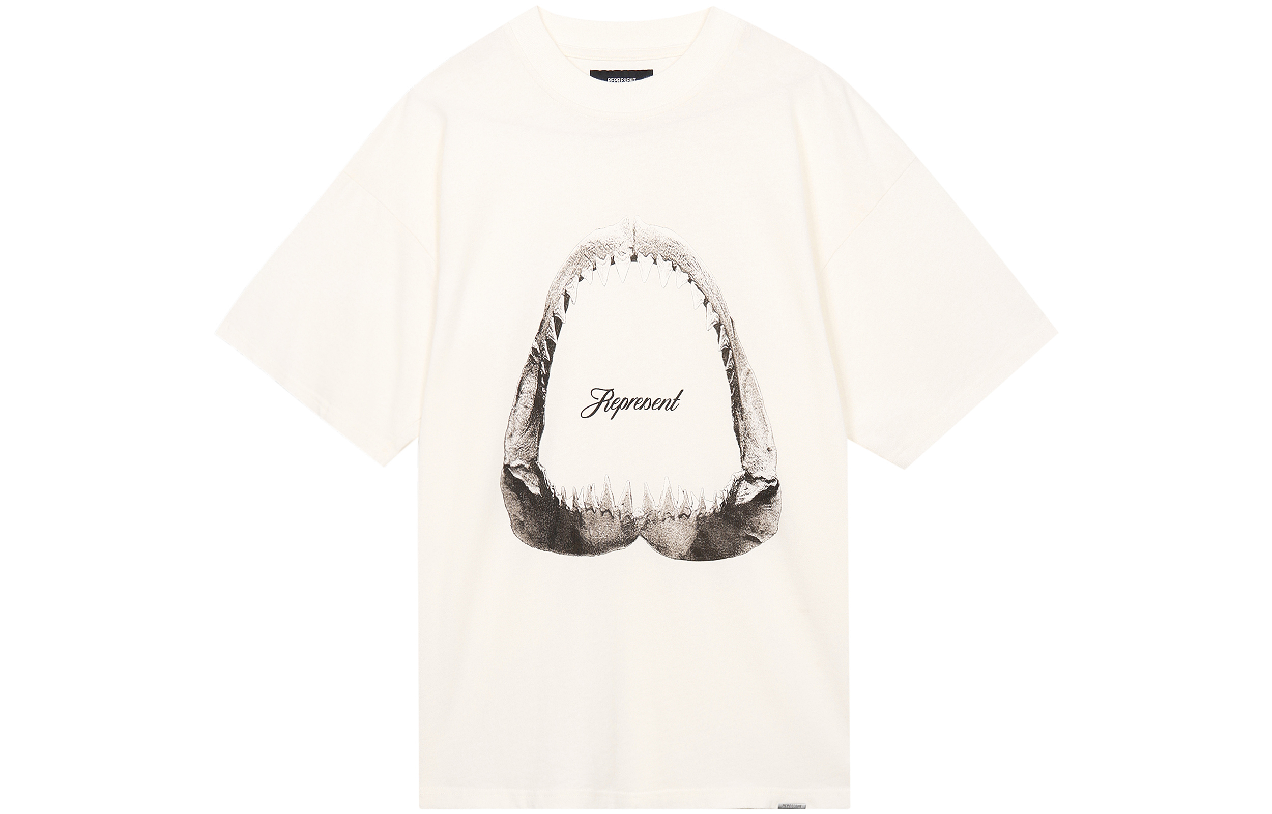 【代購】REPRESENT T Shirts Men's White Crew Neck Thin Straight Fit M0523-772