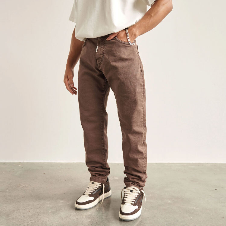 【代購】REPRESENT Jeans Men's Brown Moderate Straight Fit Pants M07048-04