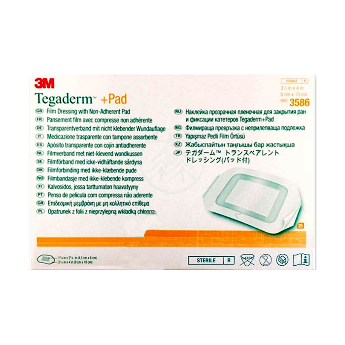 3M 防水好吸敷料 9x10cm 3586 25片/盒