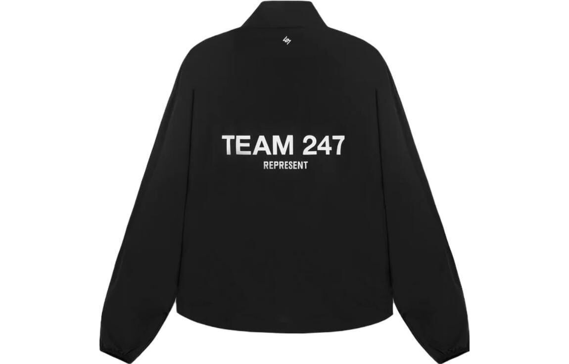 【代購】REPRESENT Jackets Men's Black Stand Collar Moderate Other 247M10-901