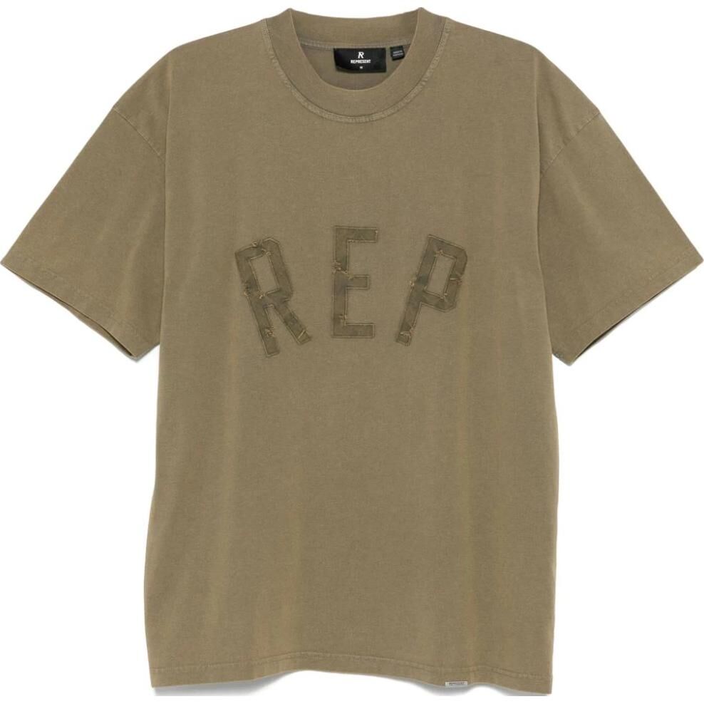 【代購】REPRESENT REP appliqué T shirt MLM4252-GREEN
