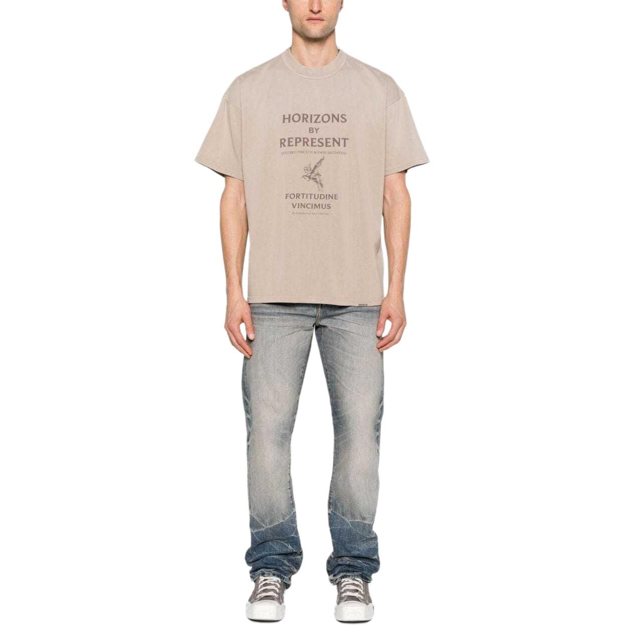【代購】REPRESENT Horizons Slogan Printed T Shirt MLM413-431