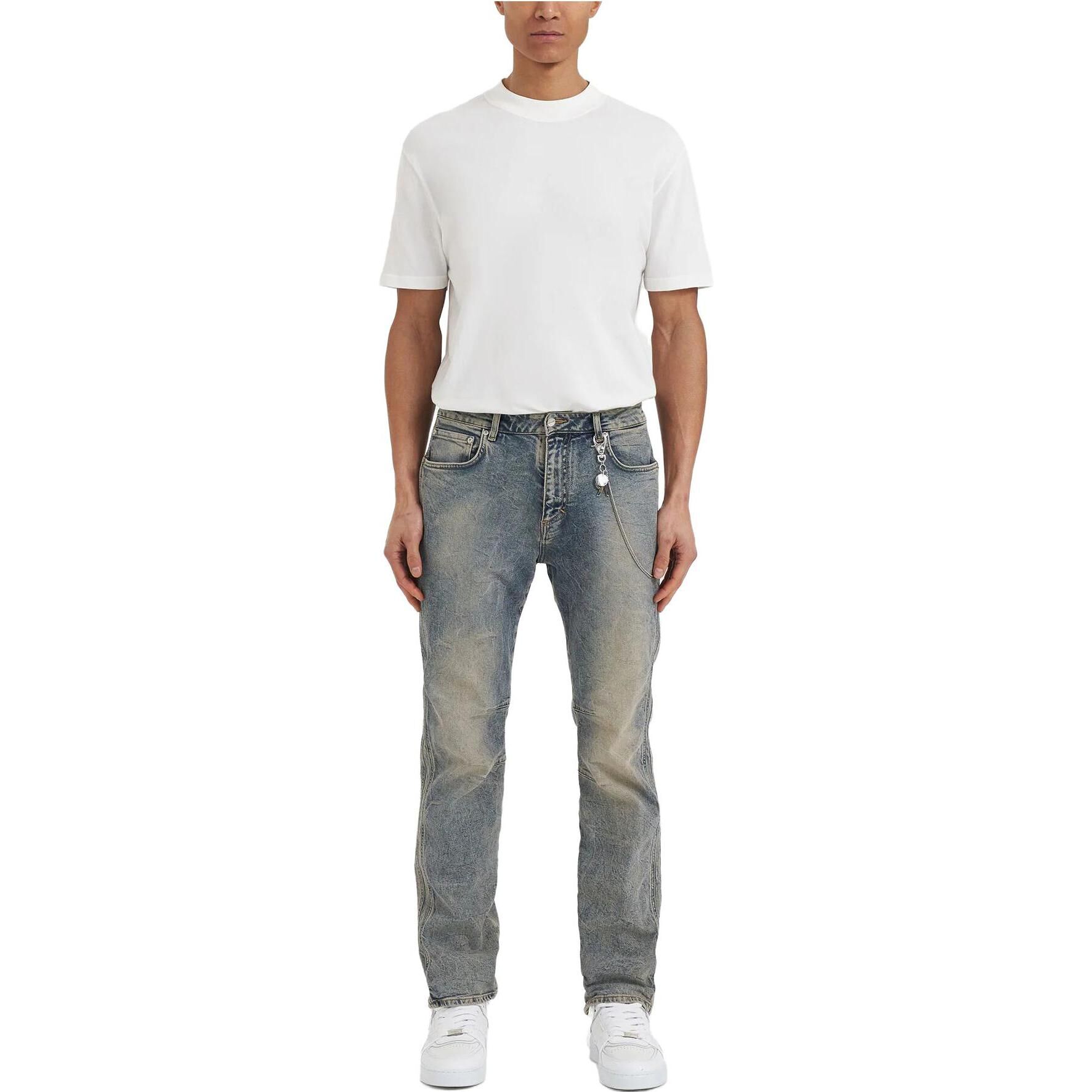 【代購】REPRESENT Jeans Men's Blue Moderate Slim Fit Pants M07053-25