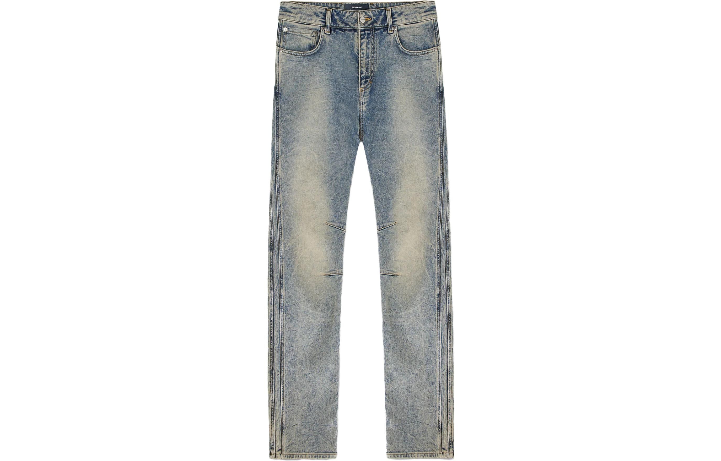 【代購】REPRESENT Jeans Men's Blue Moderate Slim Fit Pants M07053-25