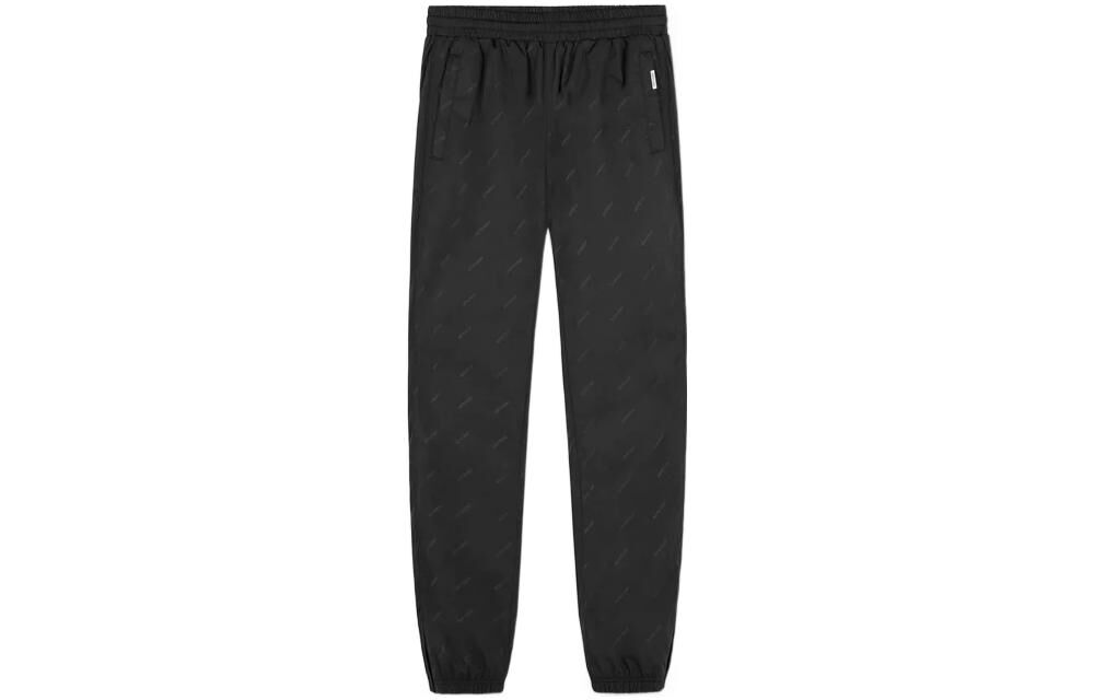 【代購】REPRESENT Knitted Sweatpants Unisex Black Moderate Cuffed Pants M08155-01