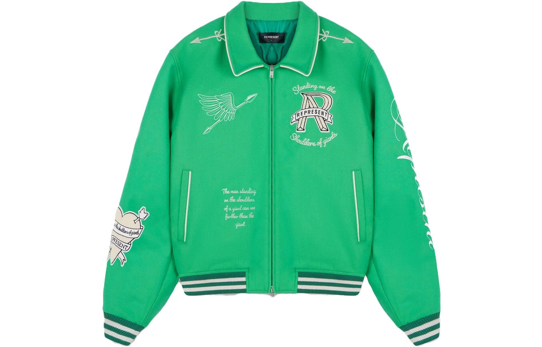 【代購】REPRESENT Jackets Unisex Green Lapel Moderate Other MJ1008-301