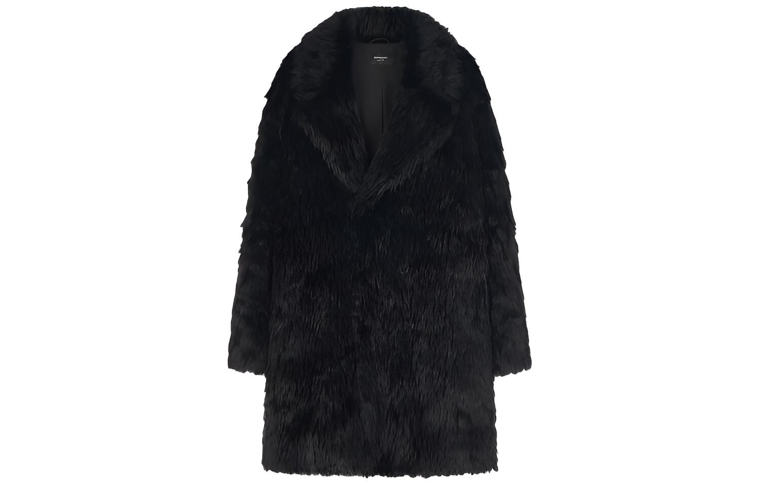 【代購】REPRESENT Furs Men's Black Lapel Moderate M01048-01