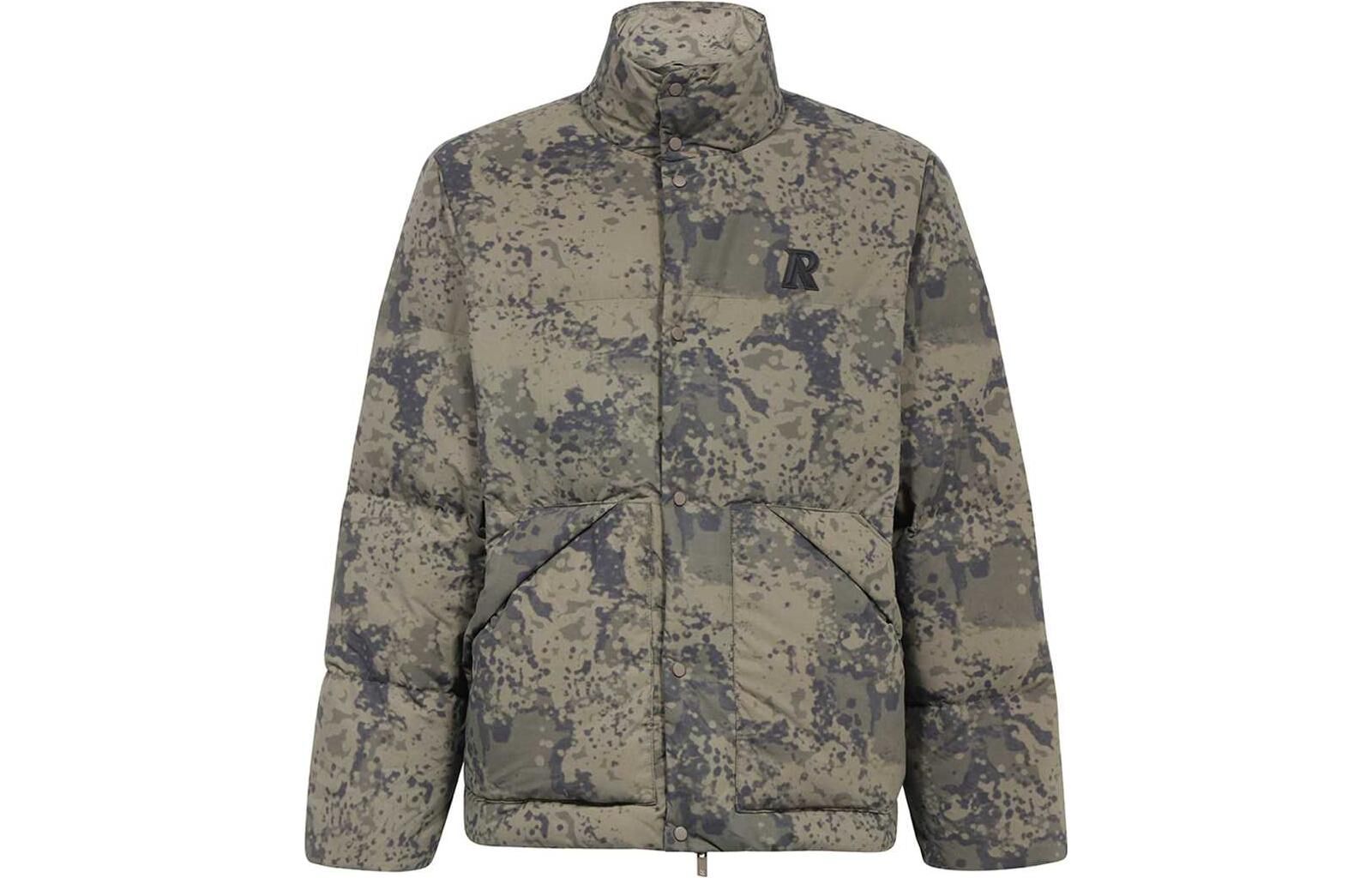 【代購】Represent Camouflage Printed High-Neck Puffer Jacket MP1002-11