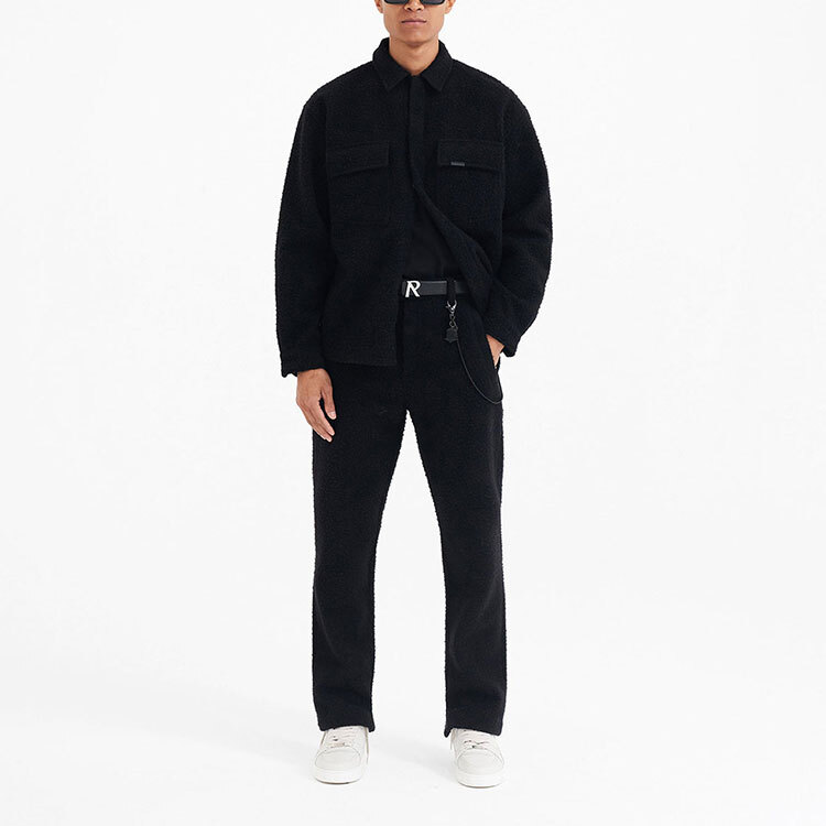 【代購】REPRESENT Shirts Men's Black Lapel Moderate Shirt M06076-44