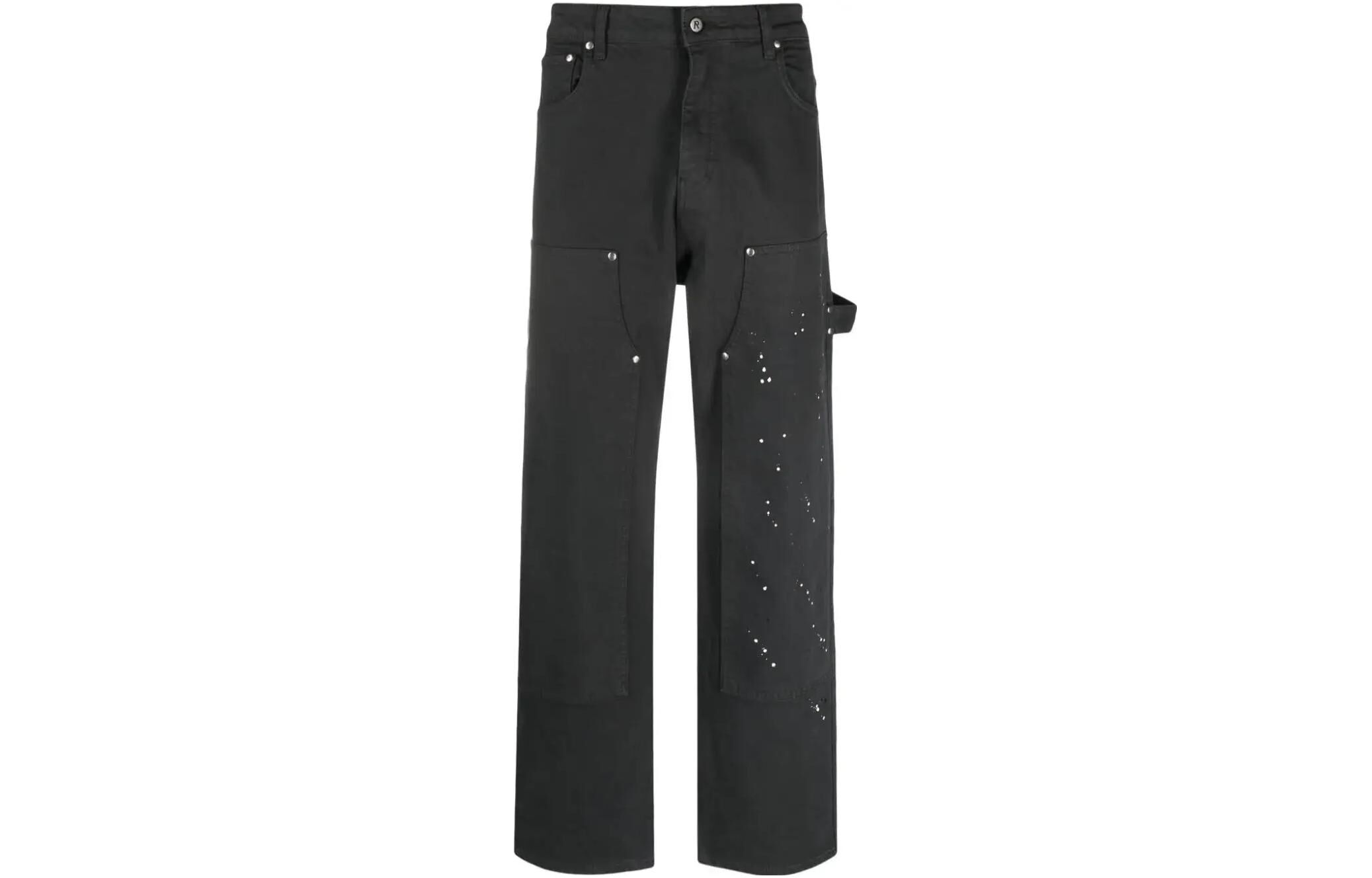 【代購】REPRESENT Jeans Men's Iron Black Moderate Wide Leg Pants MB6003248-BLACK