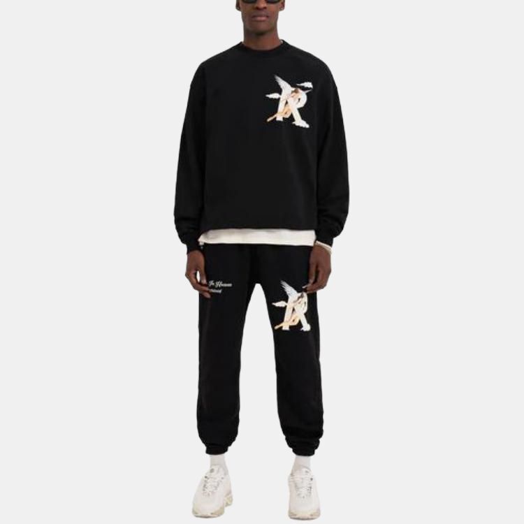 【代購】REPRESENT Knitted Sweatpants Men's Black M08219-01