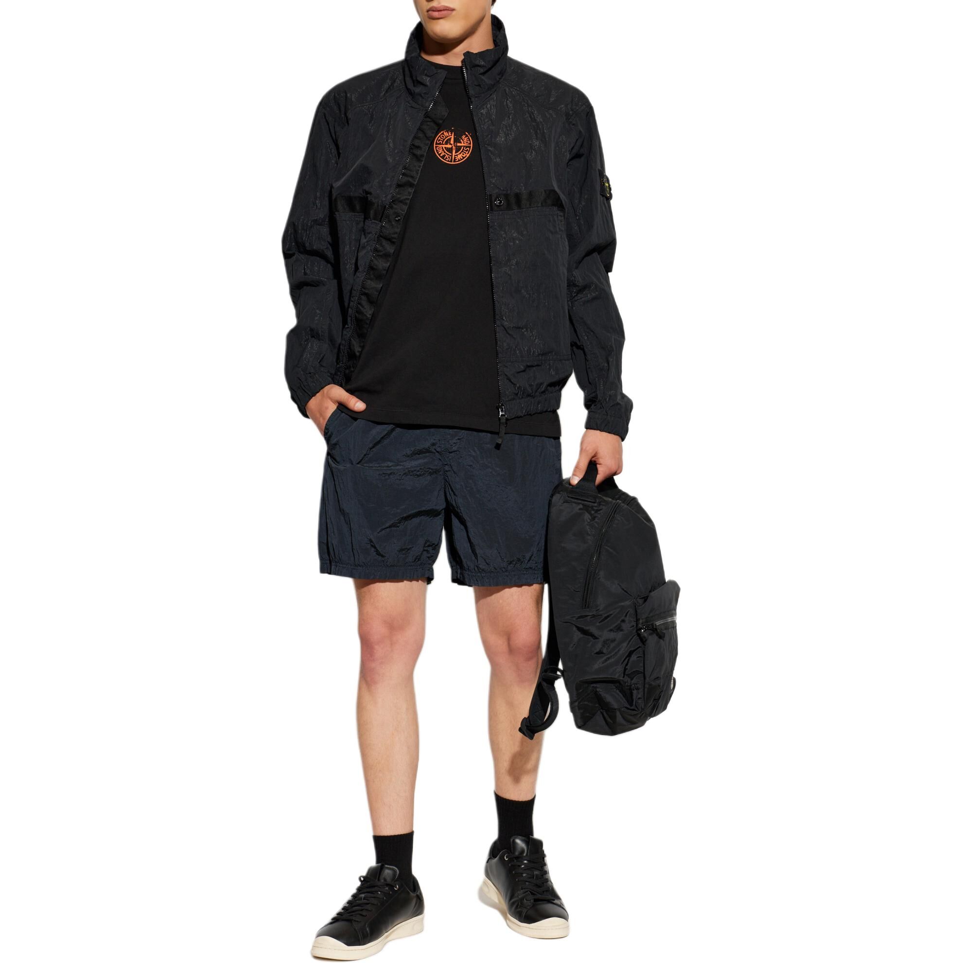 【代購】STONE ISLAND FW26 T Shirts Men's Black Crew Neck L2S152100001S0533-V0029