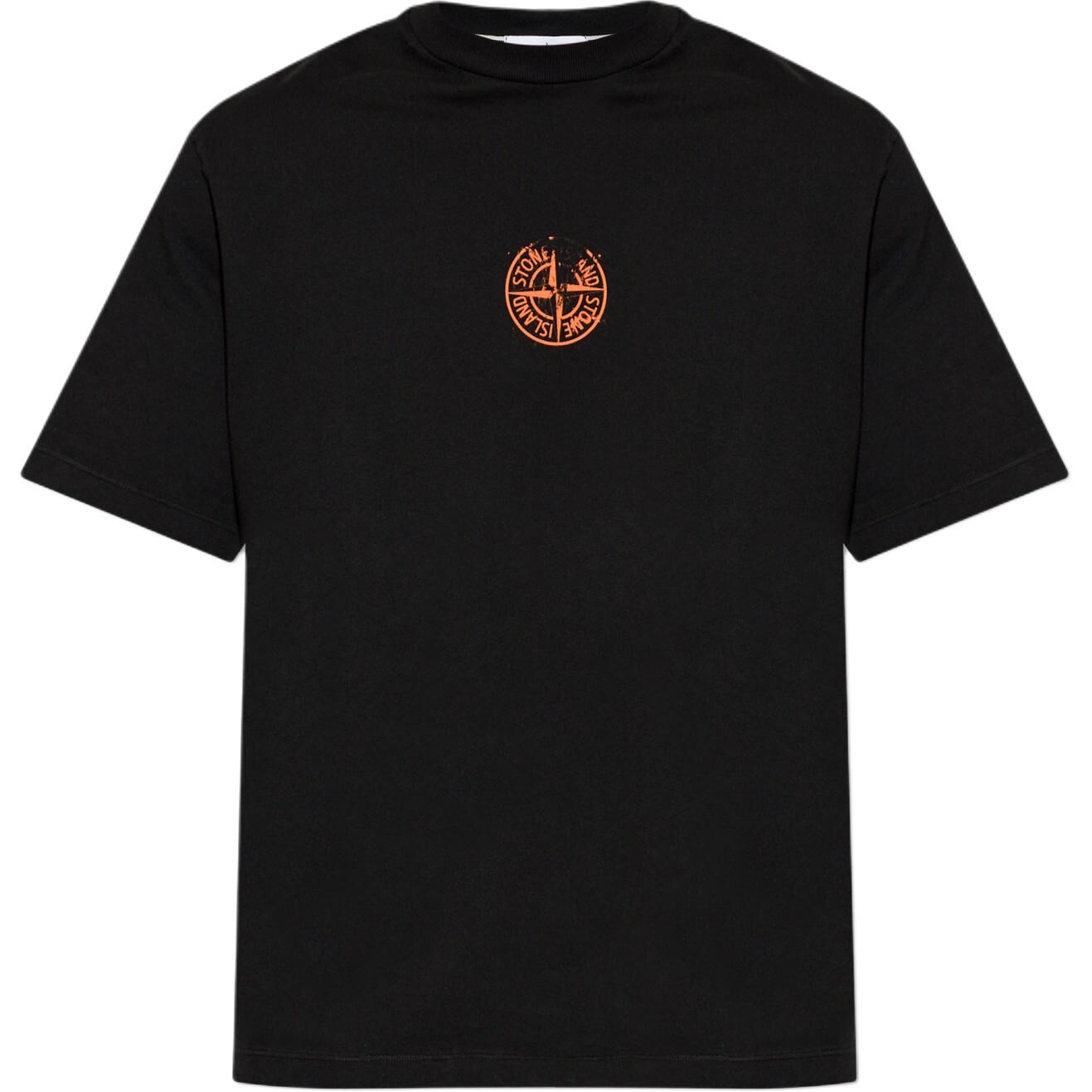 【代購】STONE ISLAND FW26 T Shirts Men's Black Crew Neck L2S152100001S0533-V0029