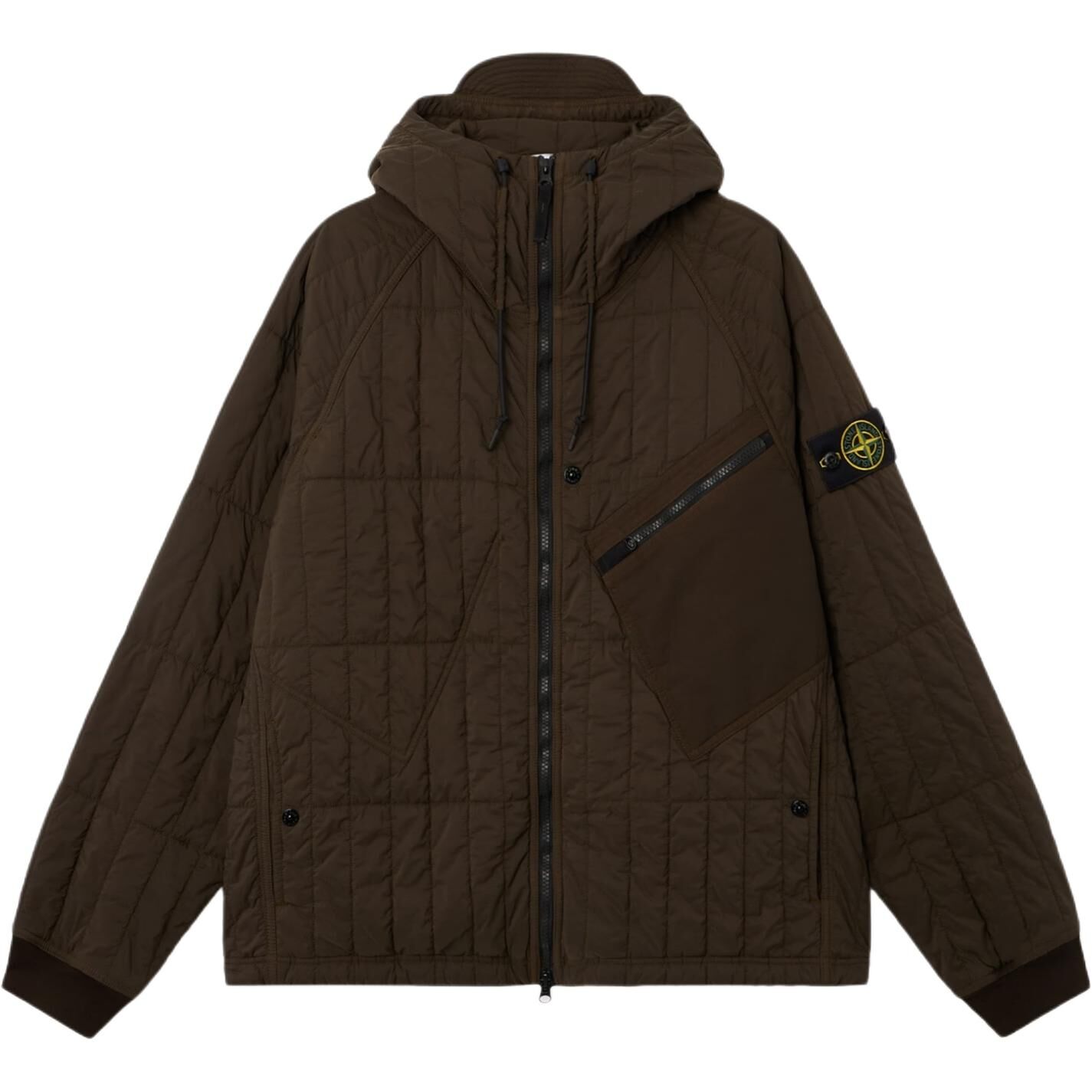 【代購】STONE ISLAND FW26 Puffer Jackets Men's Coal Gray Hooded Non Detachable Moderate Straight Fit L2S154100015S0418V0078