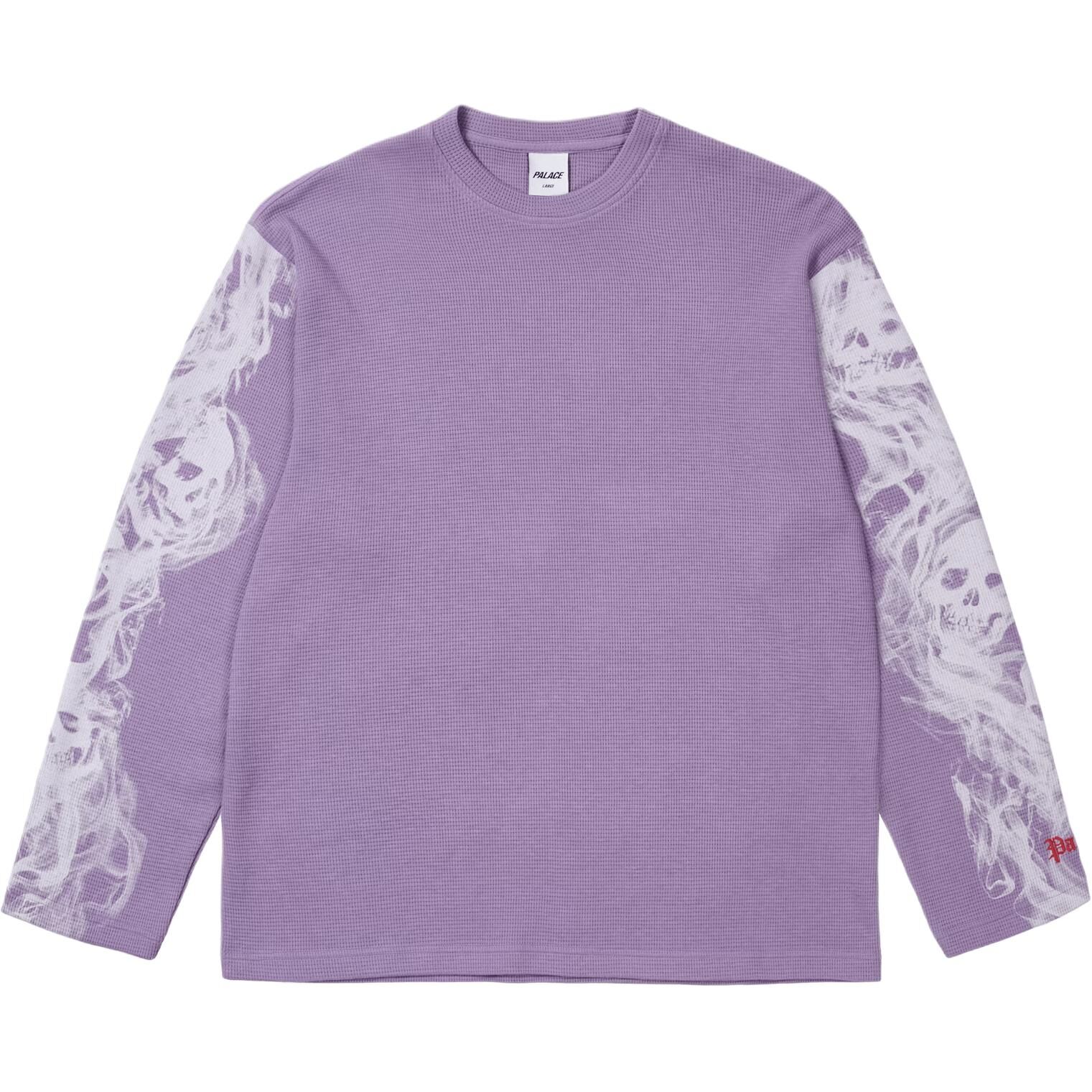 【代購】PALACE 2026 Spring Collection SS26 SMOKED WAFFLE LONGSLEEVE T Shirt Unisex P30ES020