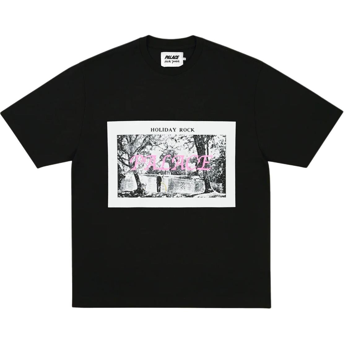 【代購】PALACE SS26 Drop2 DICK JEWELL T SHIRT BLACK T Shirt Unisex P30TS443