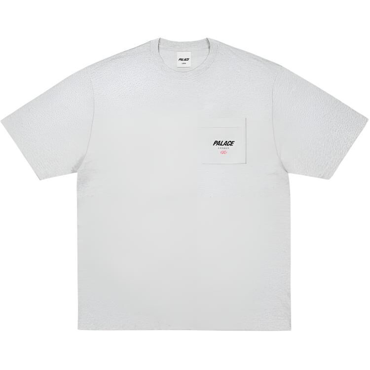 【代購】PALACE SS26 Drop2 LOCATION T SHIRT GREY MARL T Shirt Unisex P30ES233