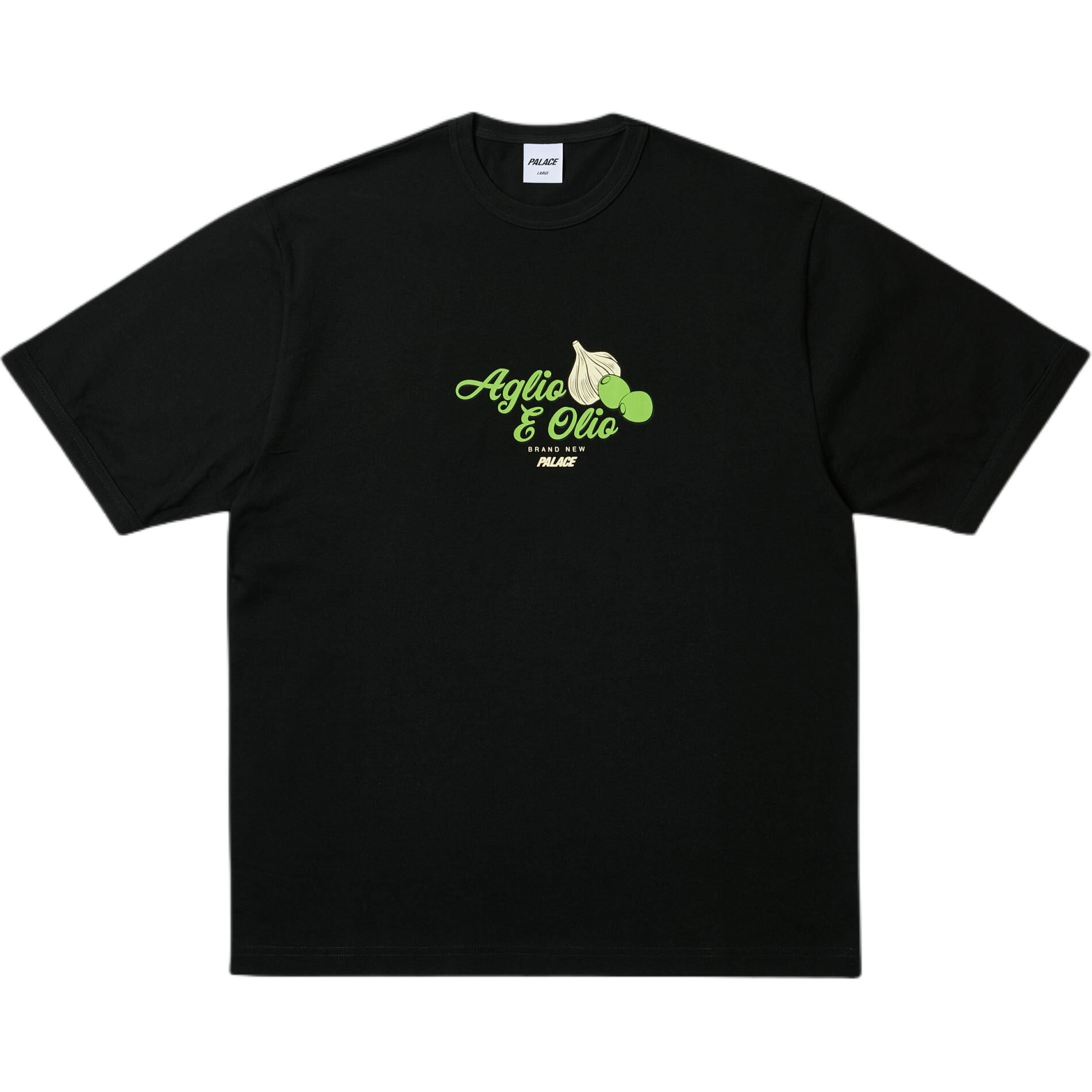 【代購】PALACE 2026 SS26 AGLIO E OLIO RINGER T SHIRT BLACK T Shirt Unisex P30ES204