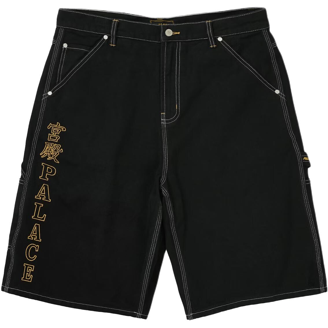 【代購】PALACE SS26 BAGGY CARP SHORT BLACK Denim Shorts Unisex P30ST105