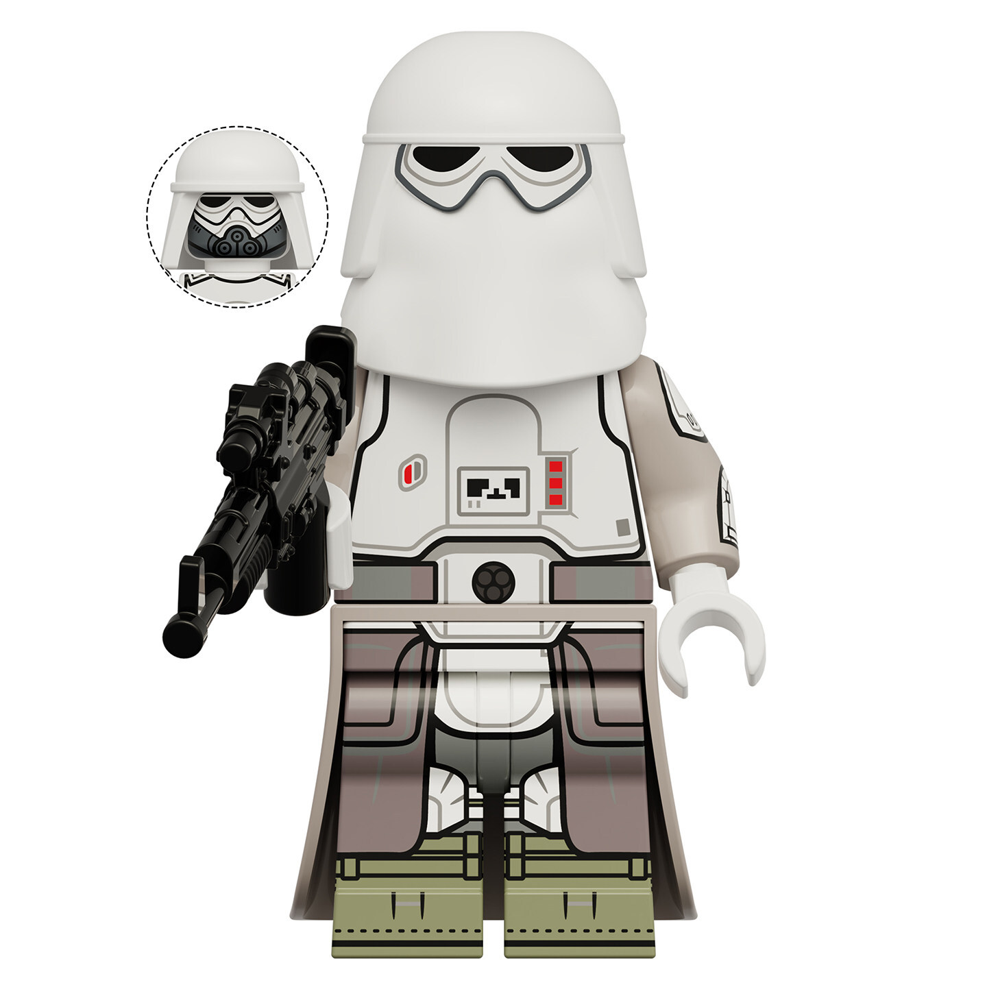 Star Wars Snowtrooper Custom Minifigures Fit Lego KDL861 K2392