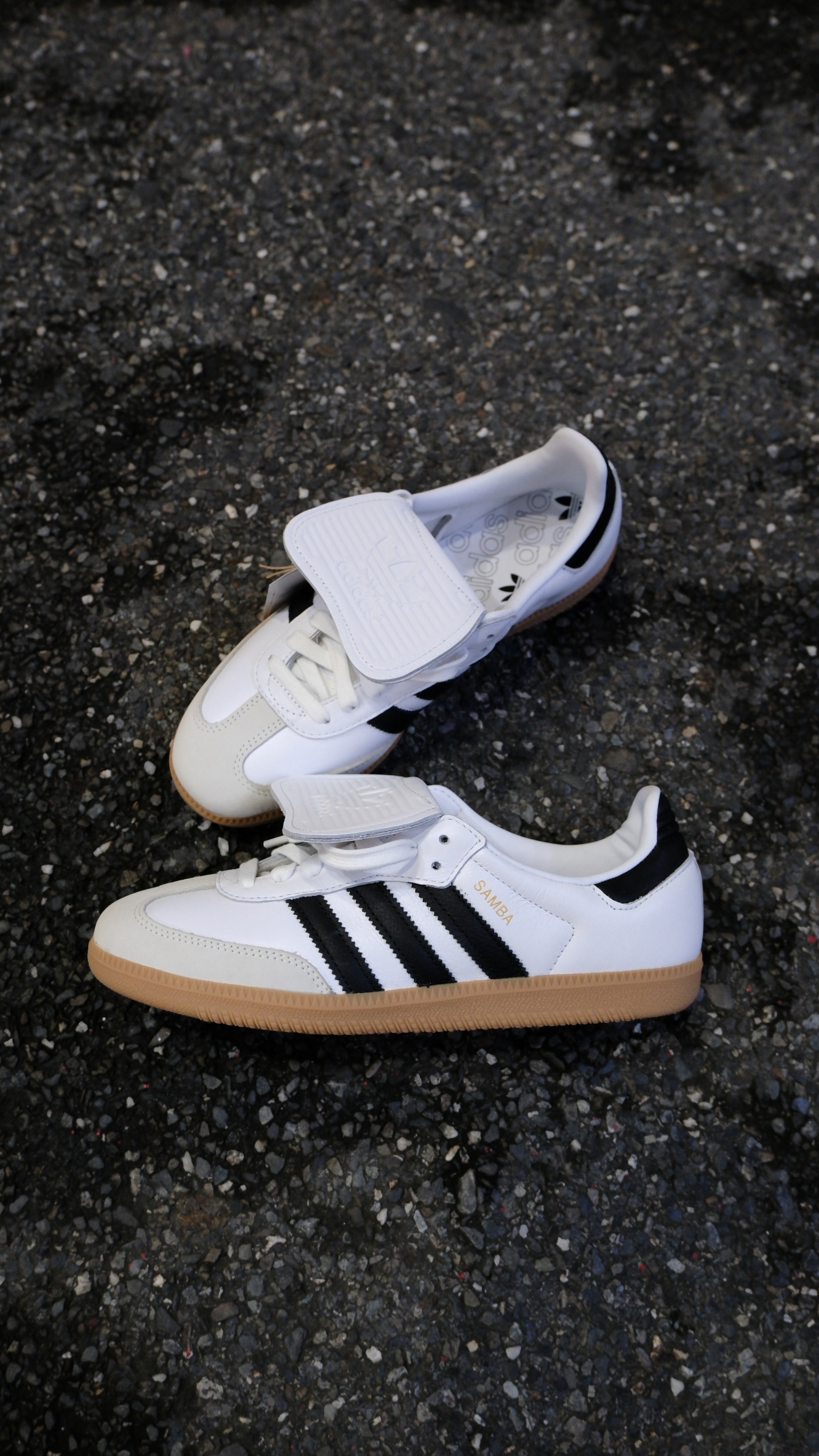 Adidas  Samba LT W 白色 皮革 麂皮 復古 德訓鞋 翻蓋鞋舌 焦糖底  IG4279